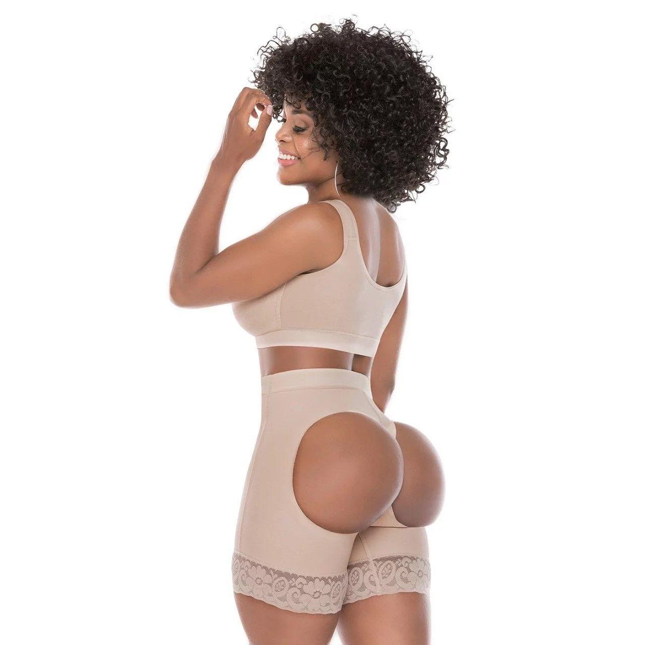 Faja Short Levanta Cola Abierta Con Control Abdominal-0