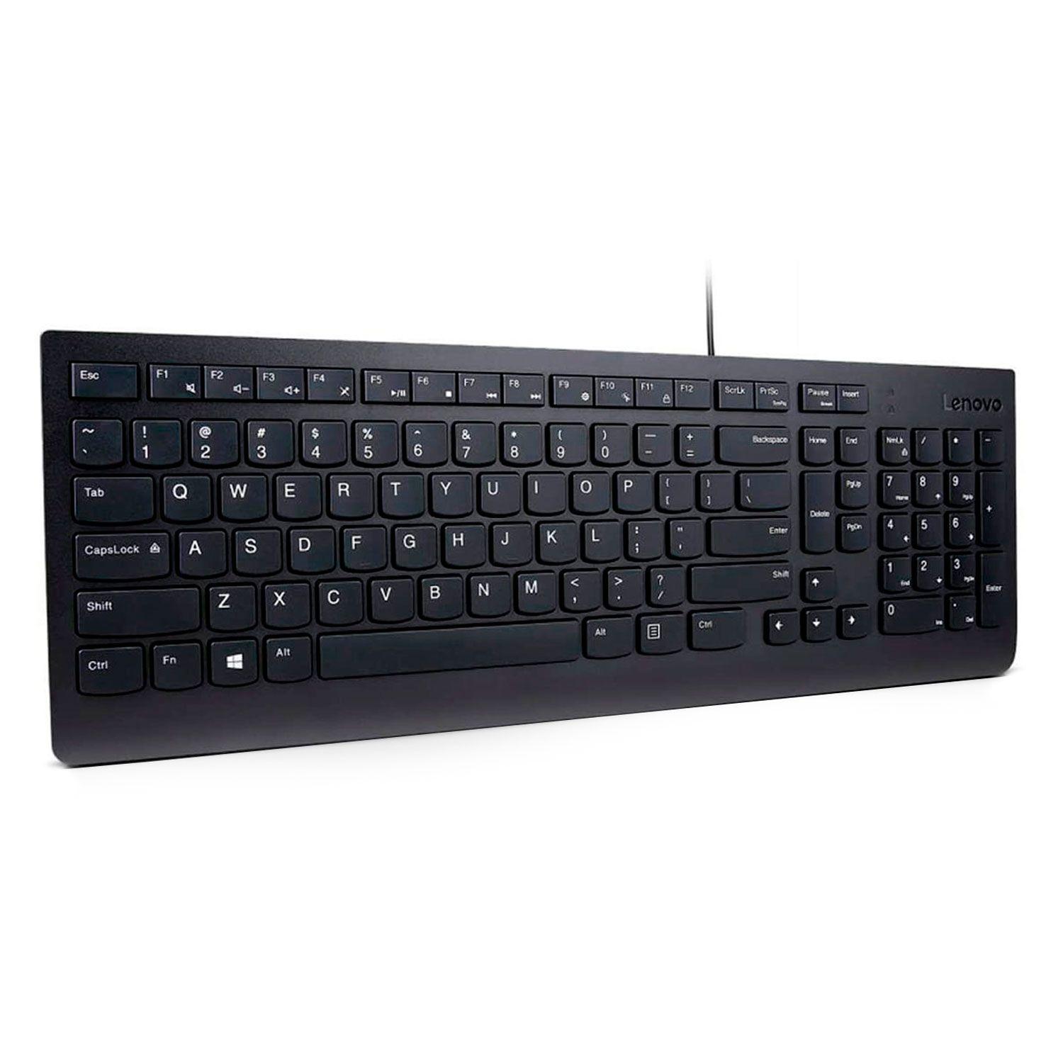 Kit Teclado + Mouse Lenovo Essential Alámbrico 4X30L79907-0