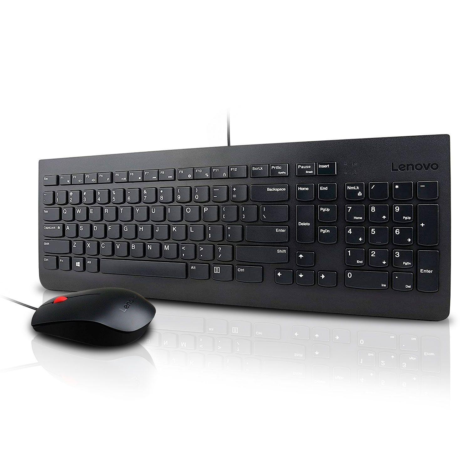 Kit Teclado + Mouse Lenovo Essential Alámbrico 4X30L79907-1