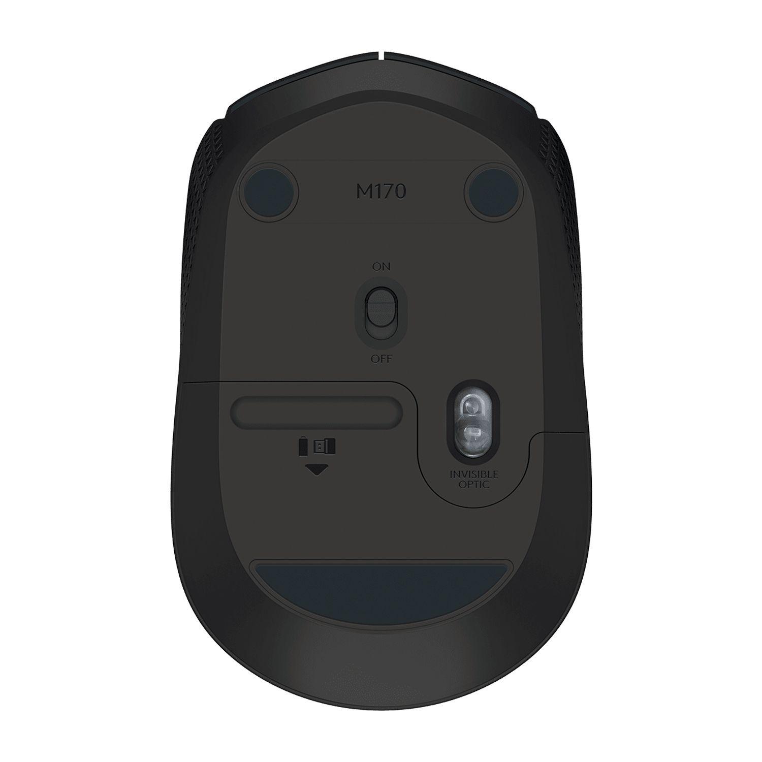Mouse Logitech M170 Inalambrico Sensor 1000dpi Banda 2.4GHz-3