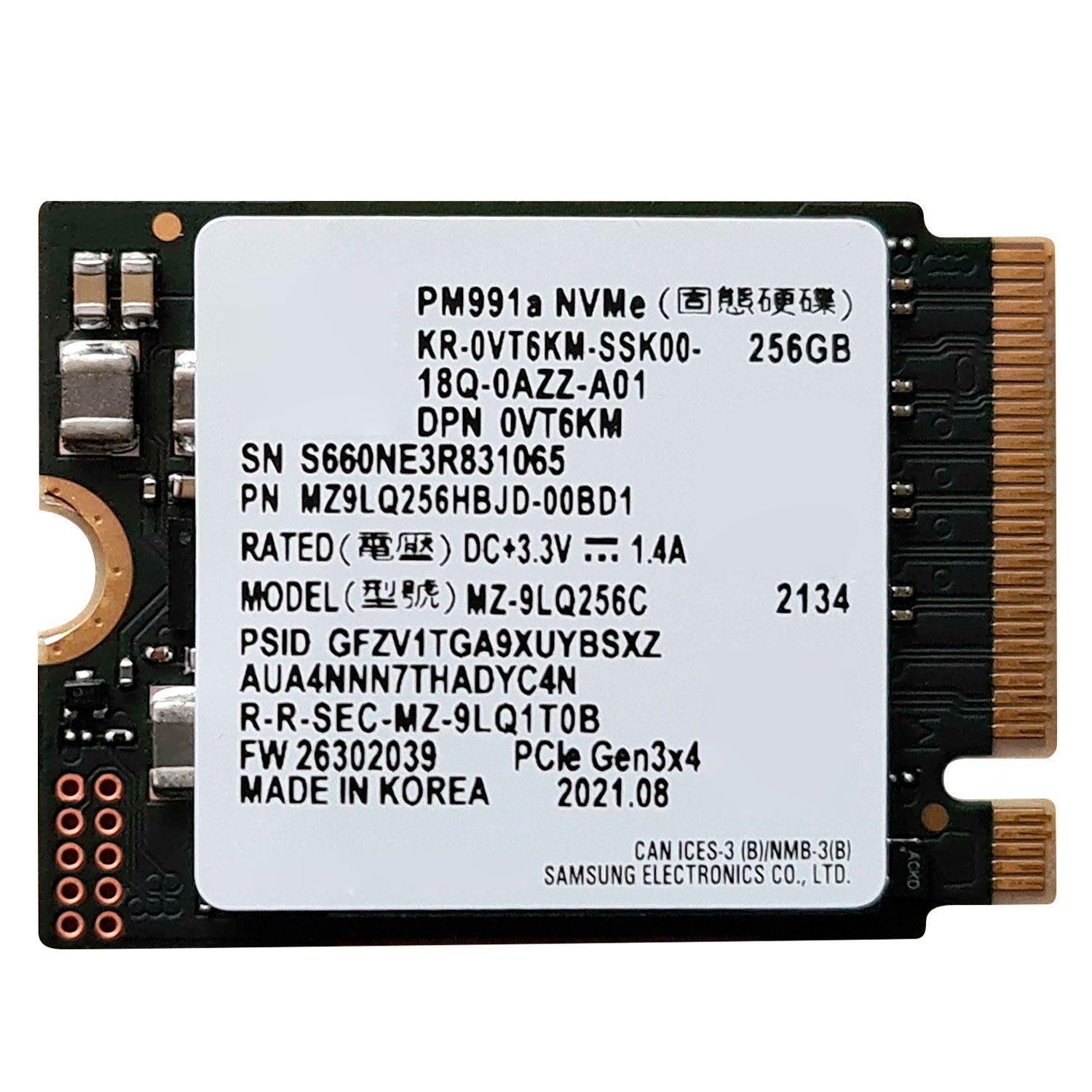 Disco SSD M.2 Samsung PM991a 256GB NVMe PCIe ( Open Box )-0