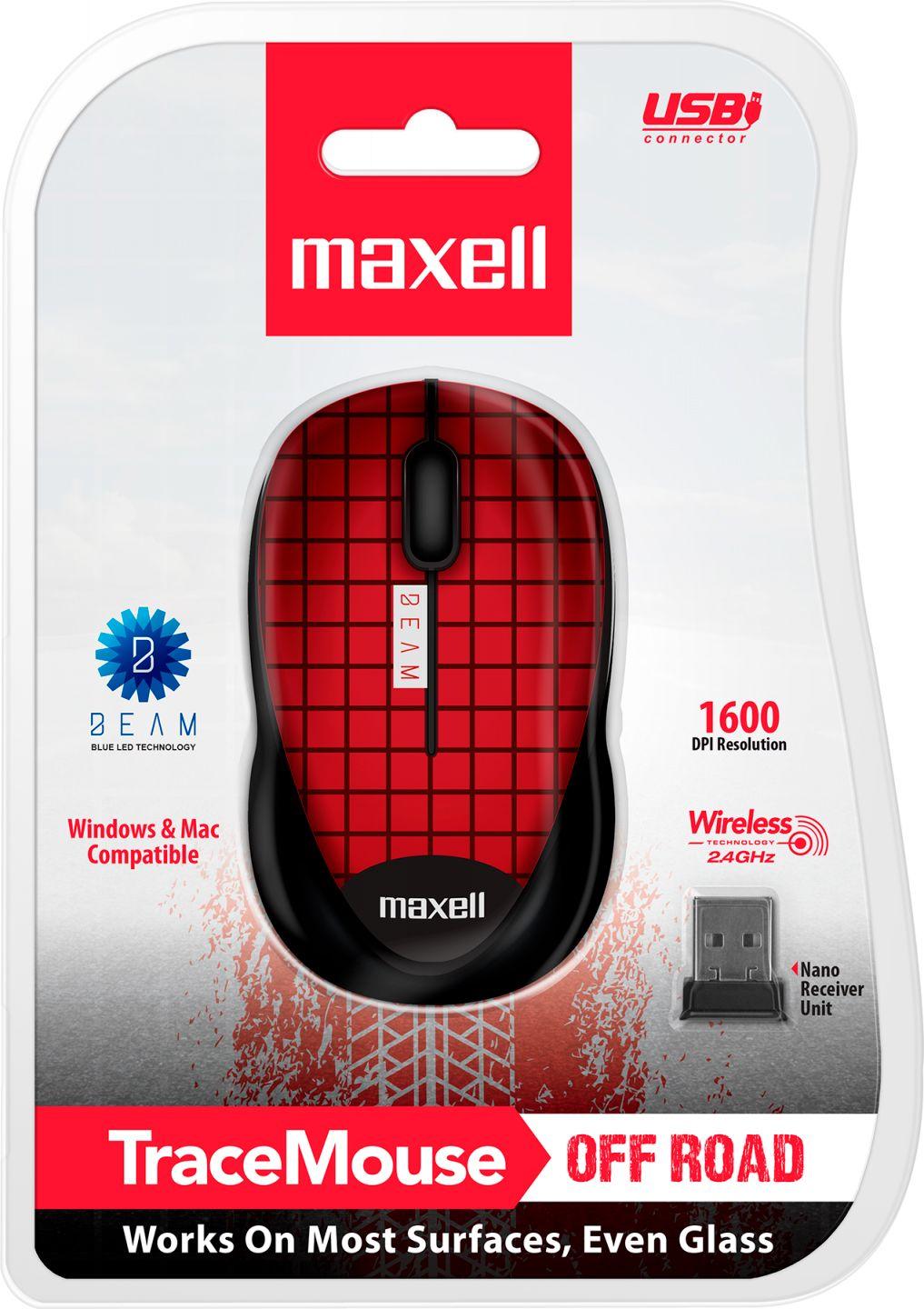 Mouse Inalambrico Maxell MOWL-250 Sensor 1600dpi Banda 24GHz-2