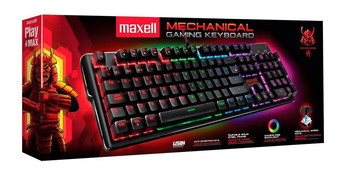 Teclado Mecanico Gaming Maxell CA-MKB RGB Samurai [ 348473 ]-1