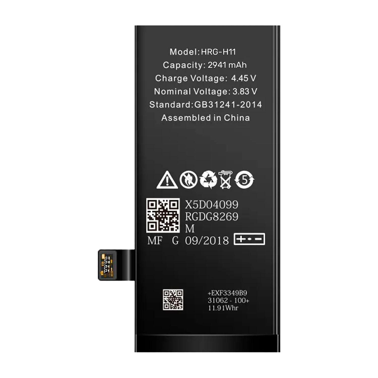 Bateria para iPhone XR YIIKOO Proteccion sobrecarga 2942 mAh-2