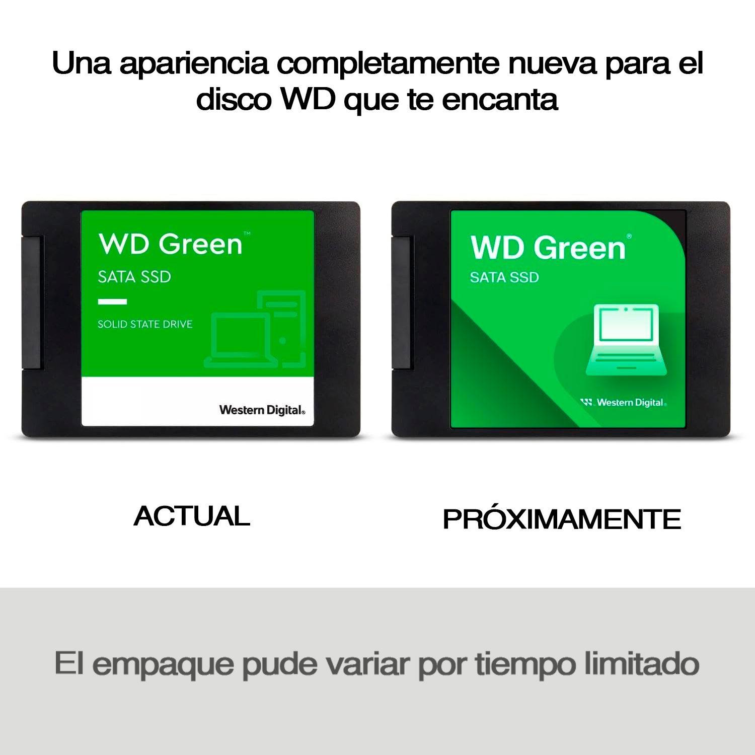 Disco Solido SSD Interno WD Green 240GB SATA 6Gb/s 545MB/s-4