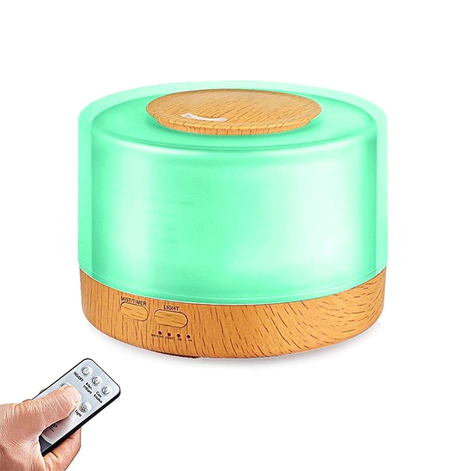 Difusor De Aromas Humidificador Holdmay 500 ML con Colores LED-2