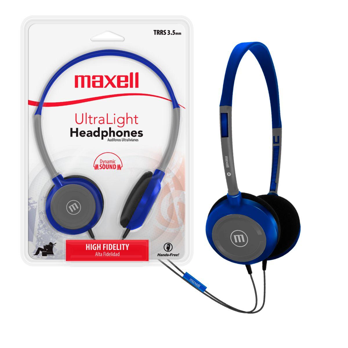 Audifonos HP-200 Maxell Ultralight headphones TRSS Dynamic-0