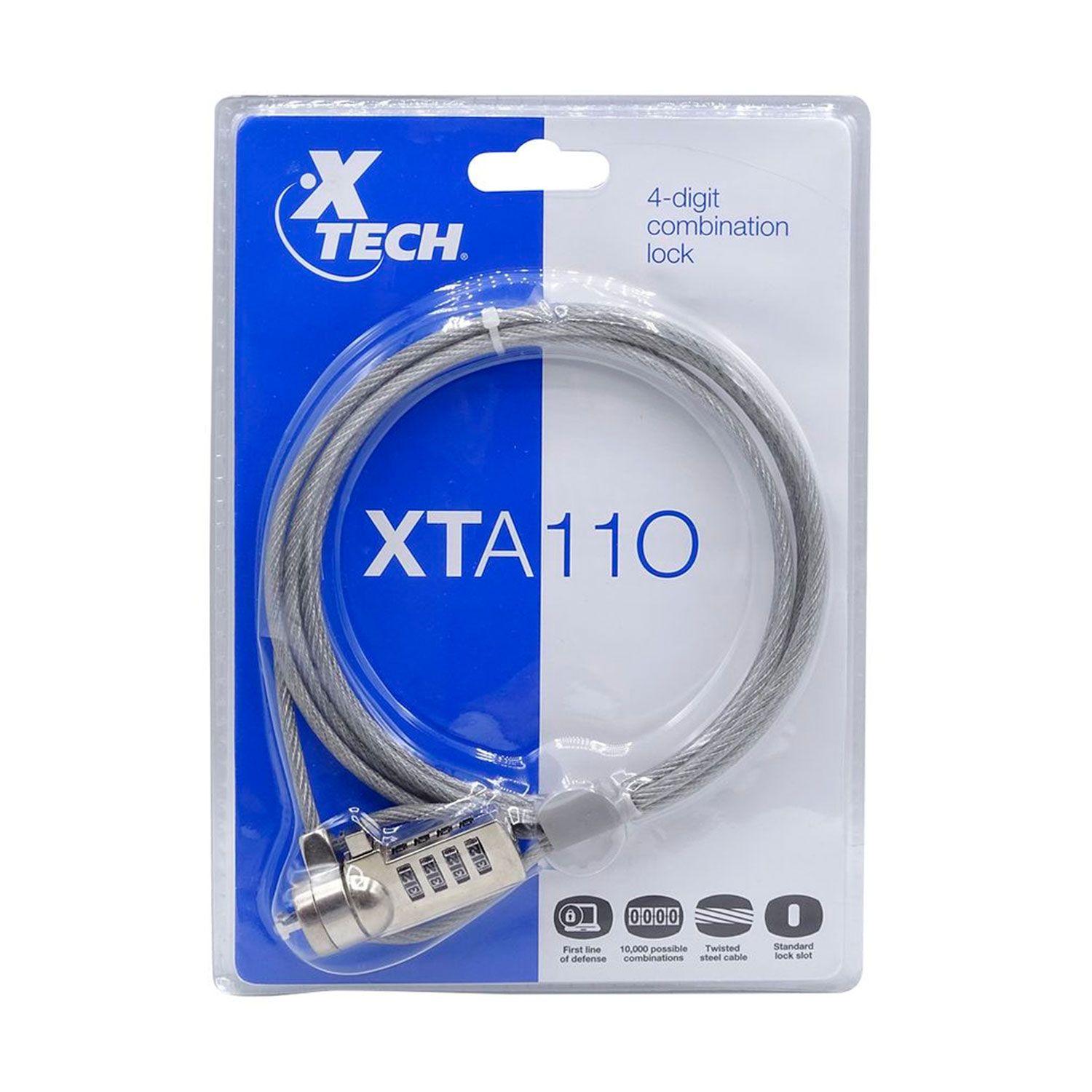 Candado de Seguridad con Clave 4 Dígitos 1.8 mts [ XTA-110 ]-4