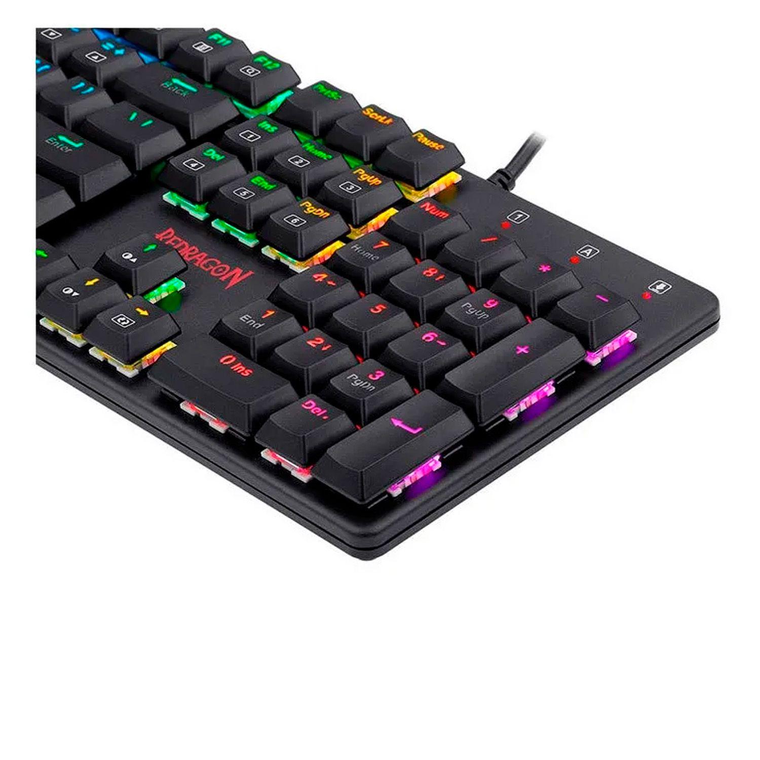 Teclado Gaming Mitra Mecanico K551 Redragon RGB [K551RGB-SP]-4