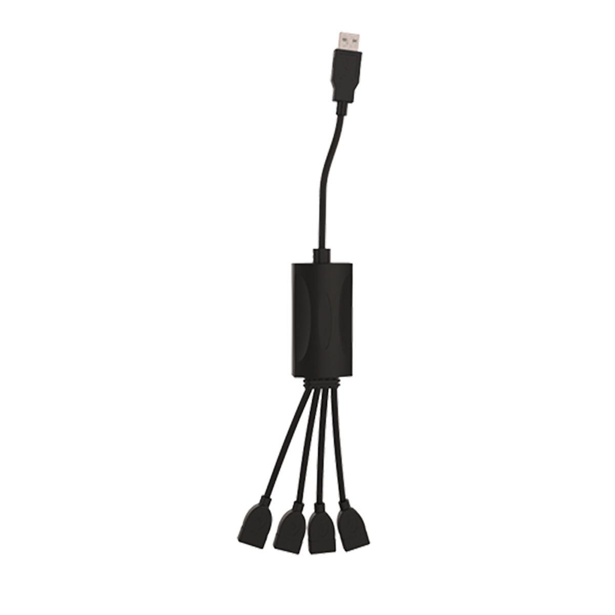 Hub 4 Puertos Usb 2.0 XTech 480Mbps [ XTC-320 ]-1