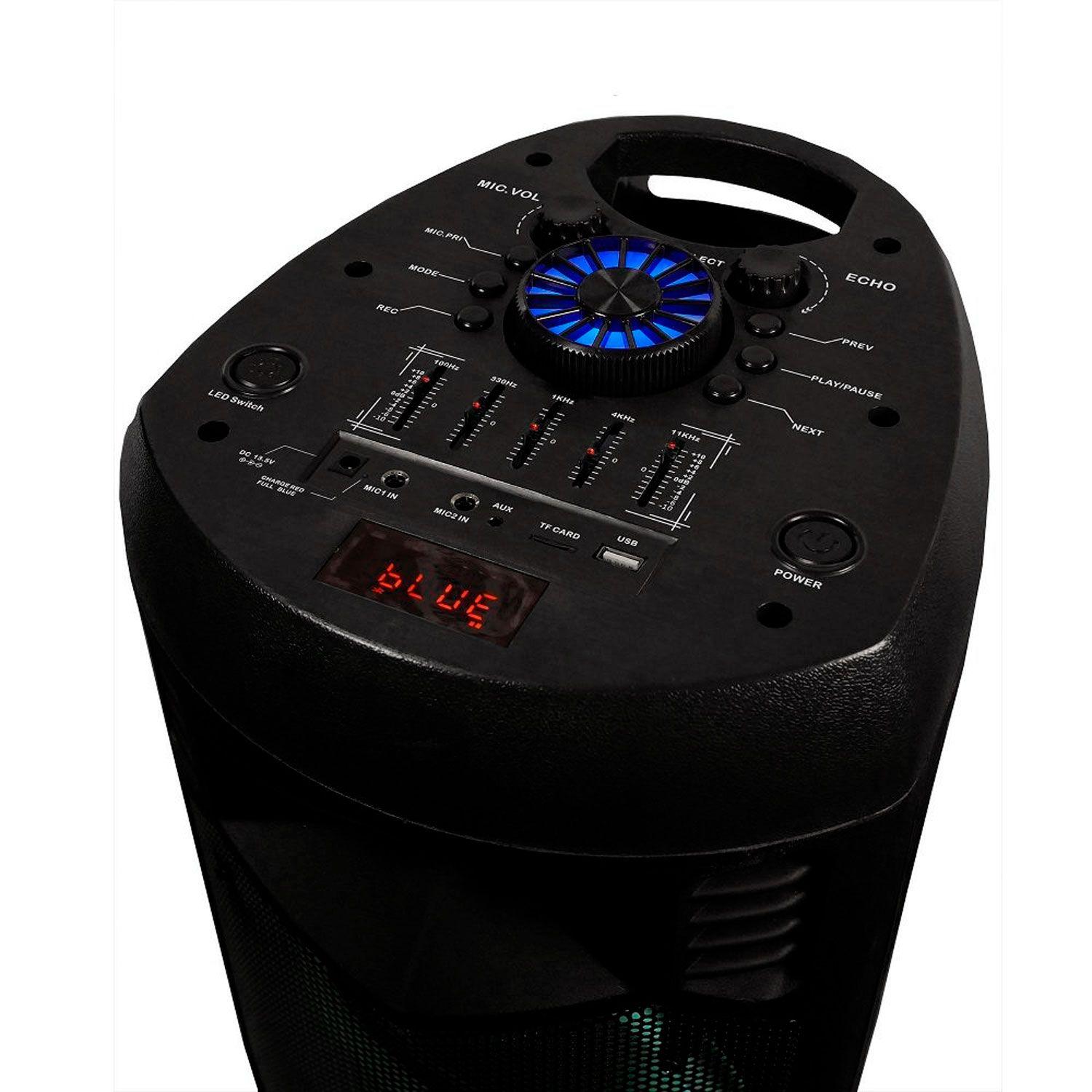 Parlante 8" Master-G Karaoke Dual Bluetooth ROKR TWS MGROKR-3