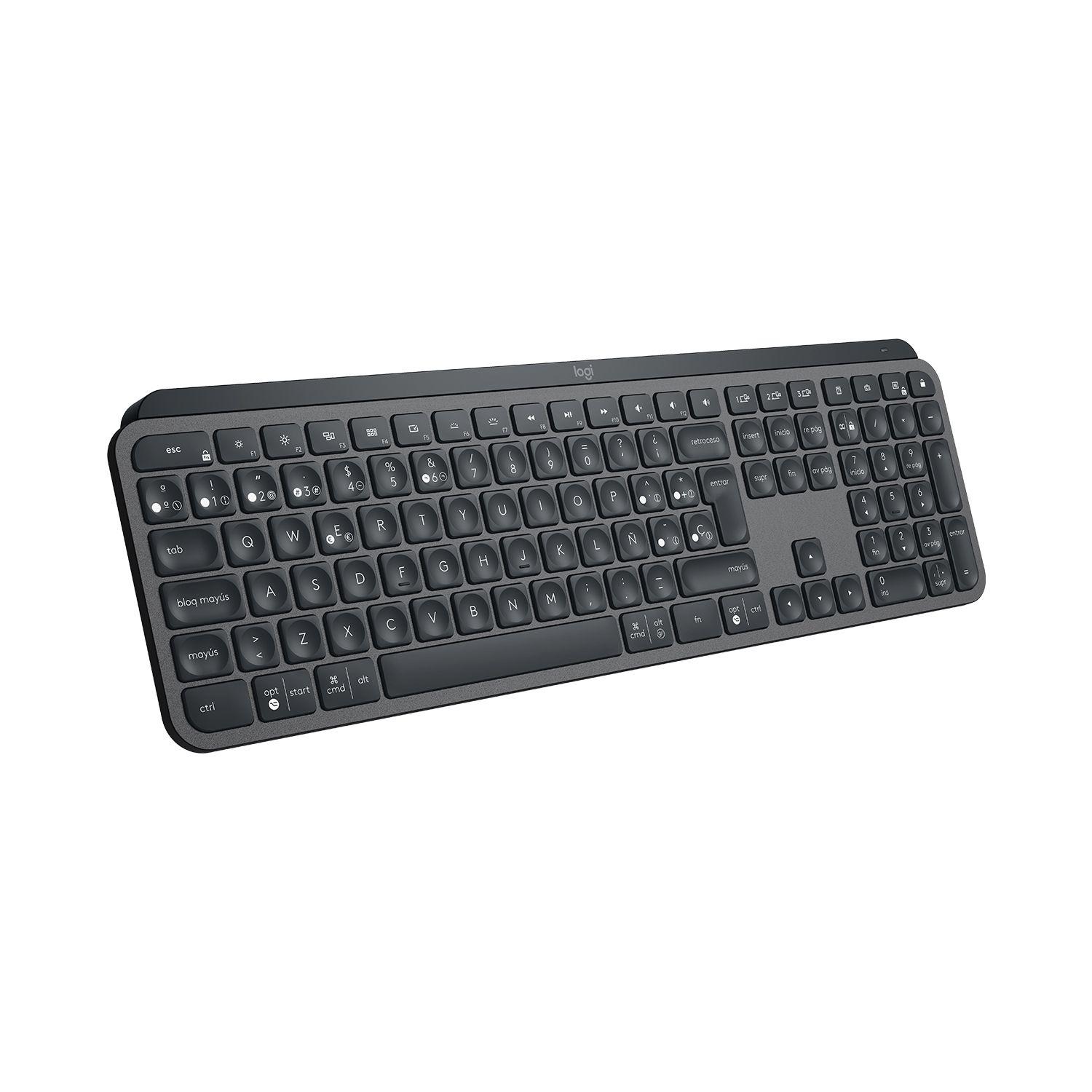 Teclado MX Keys Bluetooth Logitech Iluminado [ 920-009296 ]-0