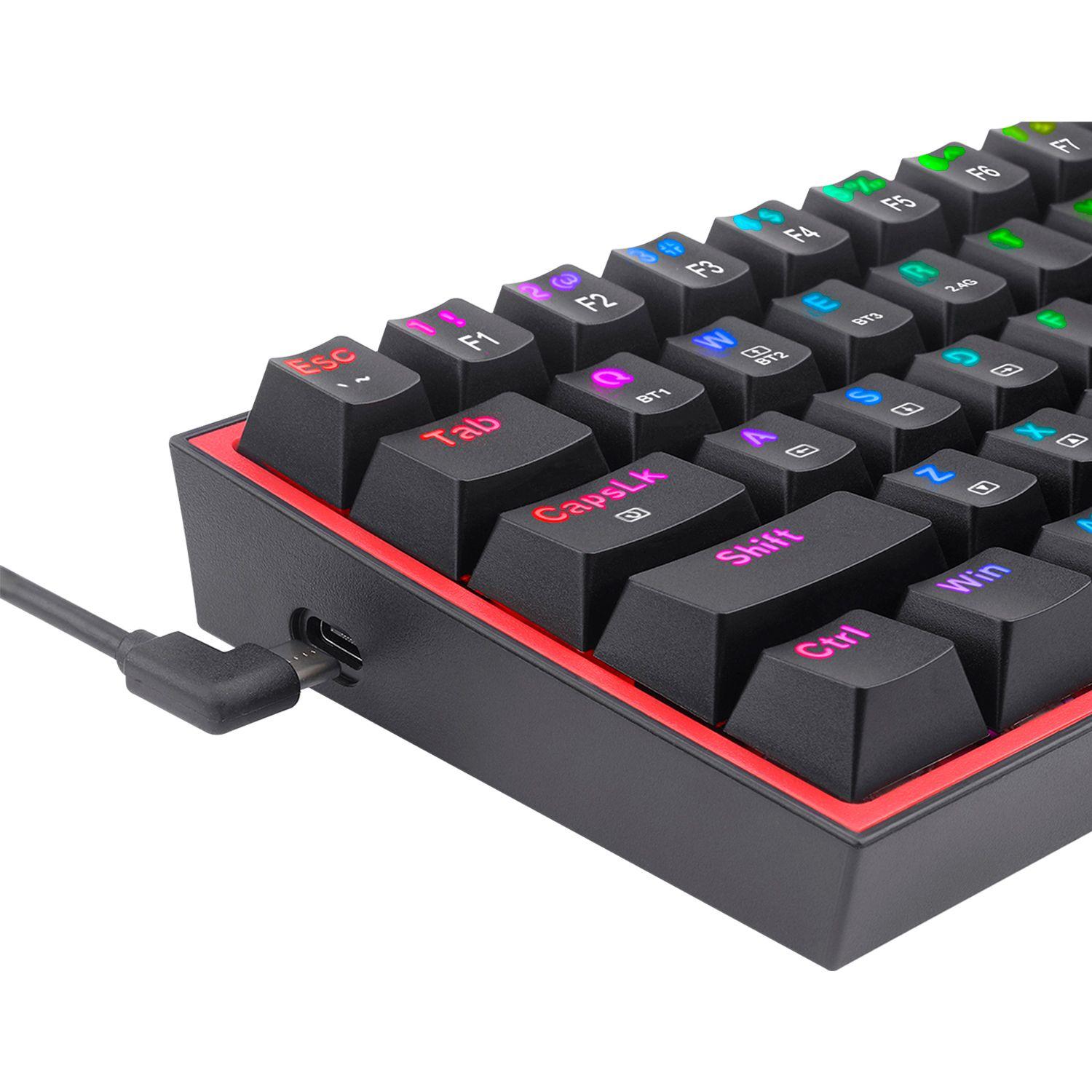 Teclado Gamer Inalambrico Redragon Fizz Pro K616 RGB Español-2