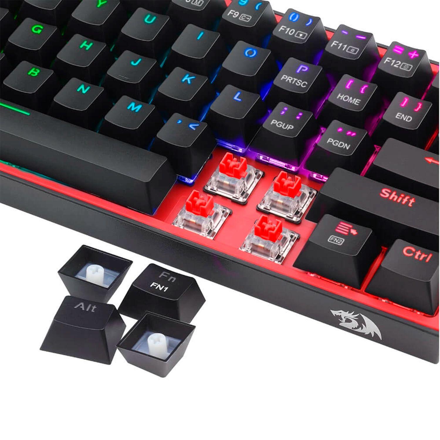 Teclado Gamer Inalambrico Redragon Fizz Pro K616 RGB Español-3