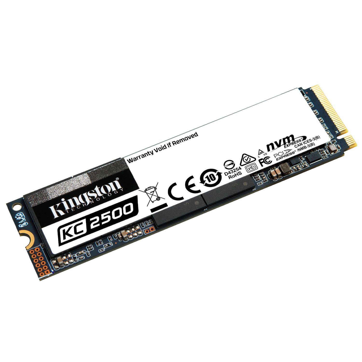 Disco Solido SSD Kingston 500GB KC2500 M.2 SKC2500M8/500G-0