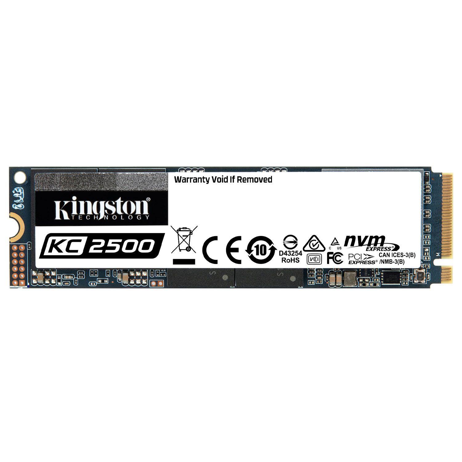 Disco Solido SSD Kingston 500GB KC2500 M.2 SKC2500M8/500G-1