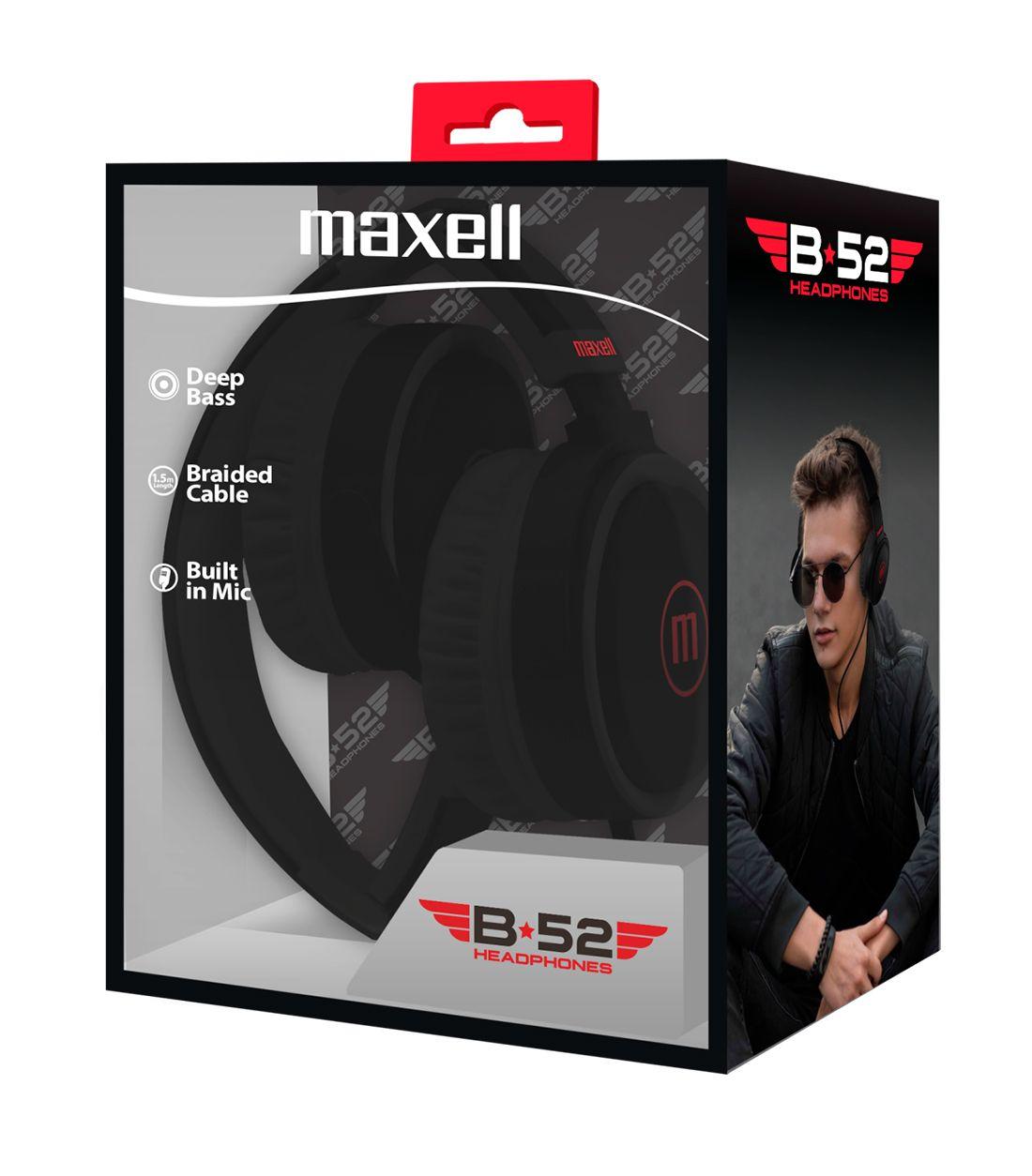 Audifono Plegable HP-B52 Maxell Ajustable TRRS Bajo Profundo-3