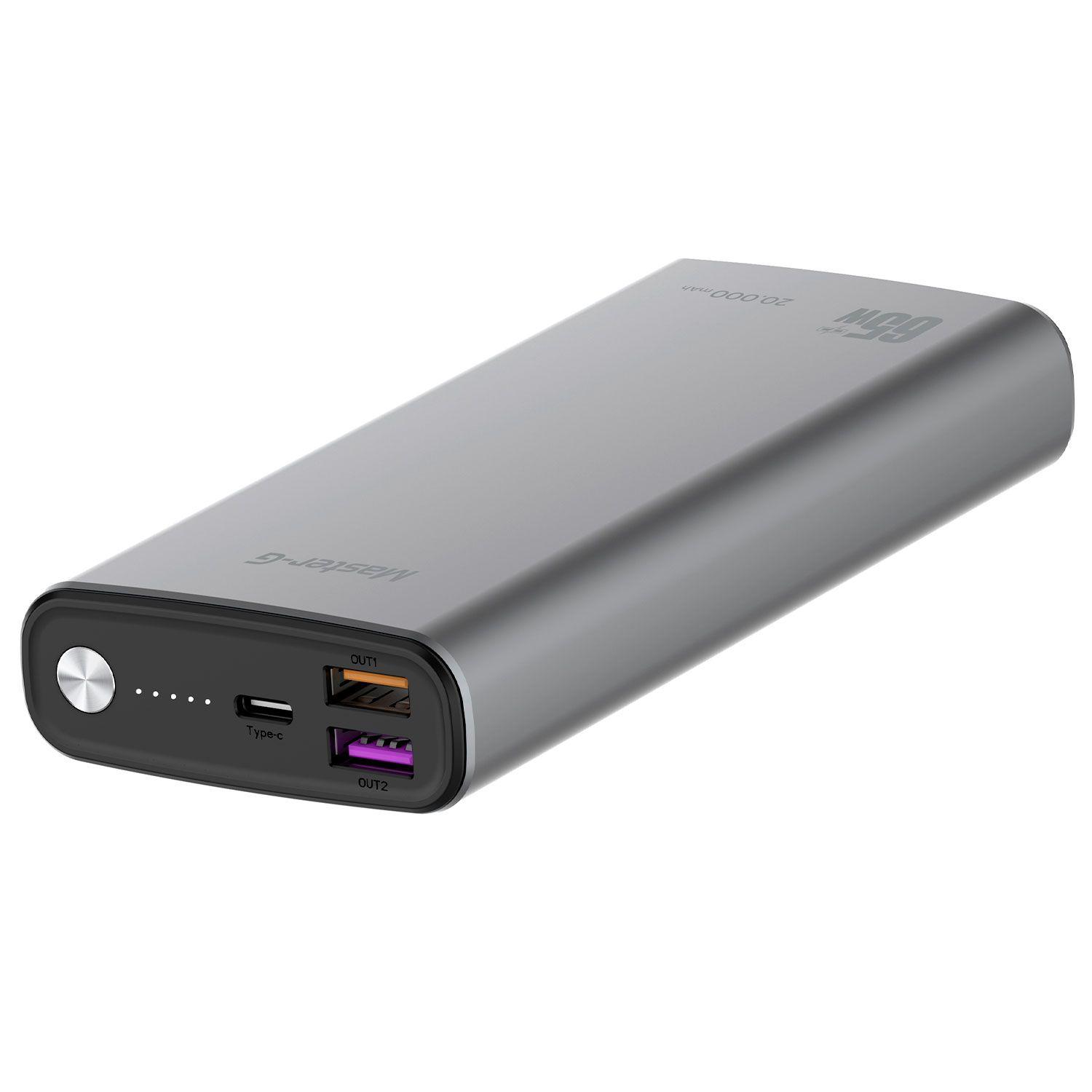 Batería Externa Type C Laptop Master G Power Bank UCP20PD65-1