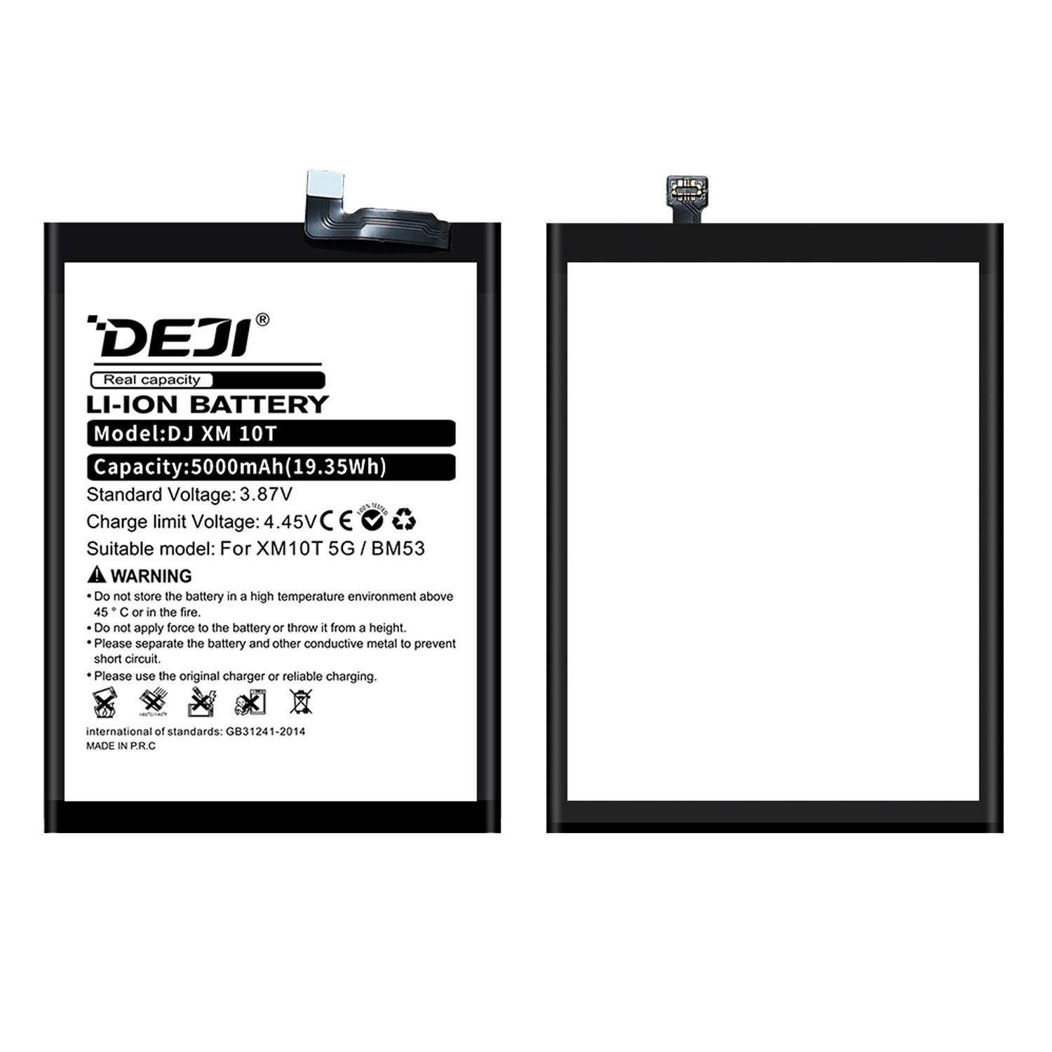 Bateria para Xiaomi 10T DEJI IC Original Capacidad 5000mAh-3