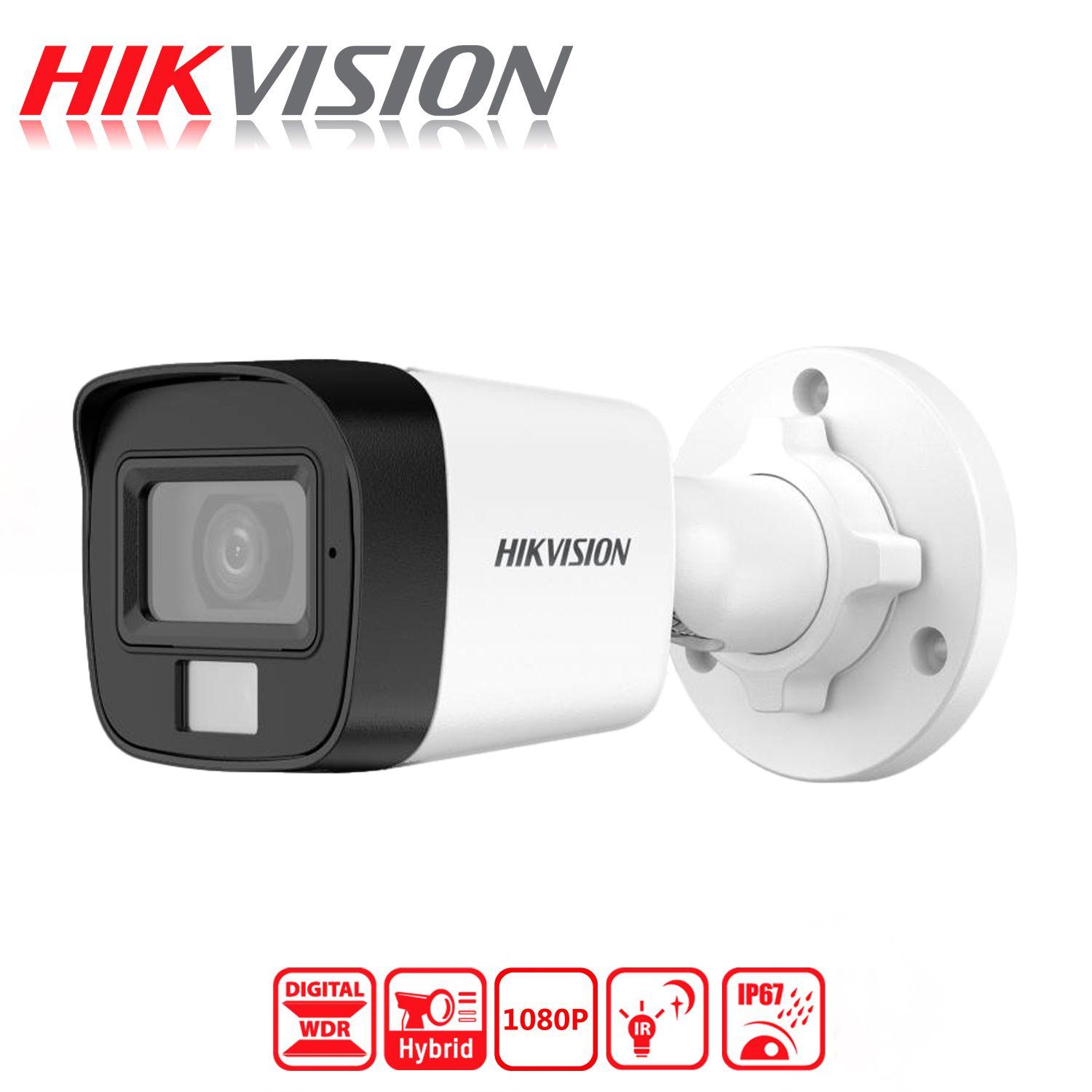 Camara de Seguridad Analoga Bala Hikvision Luz Inteligente-0