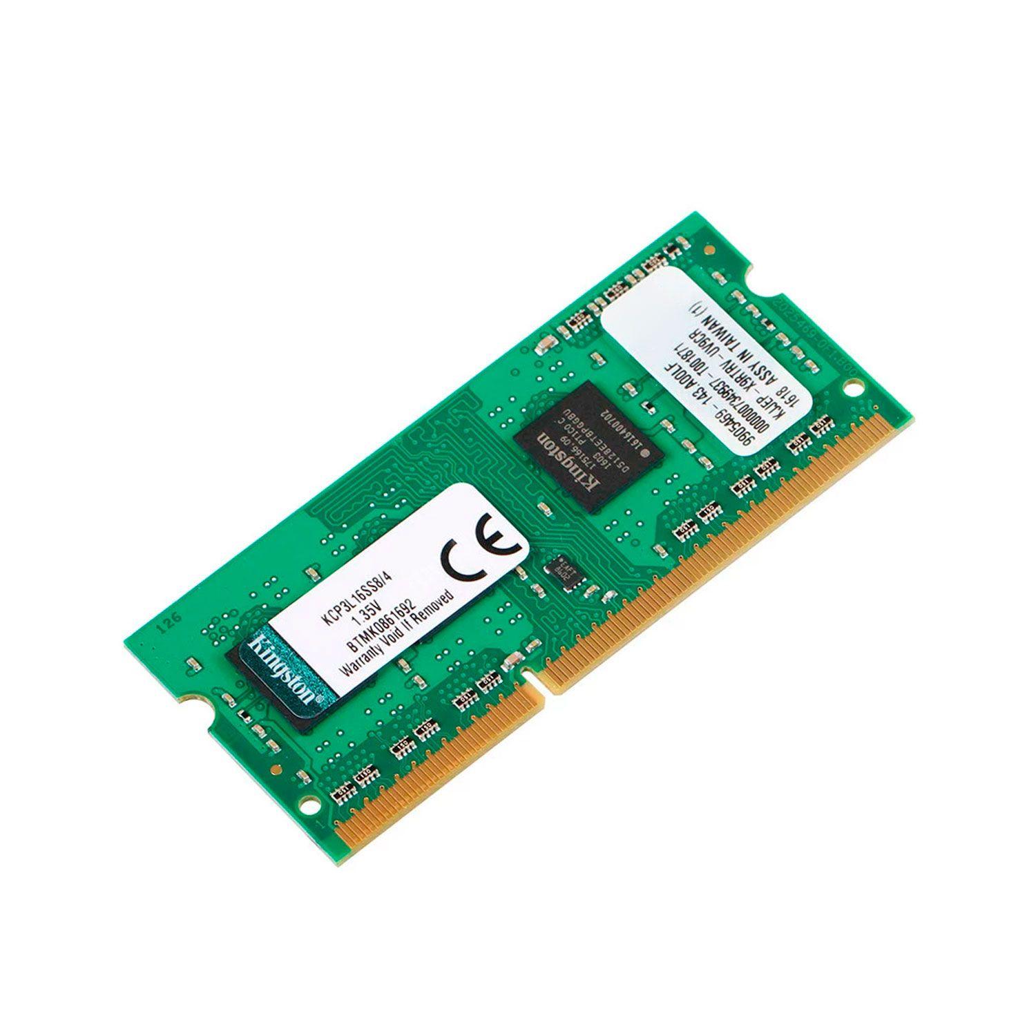 Memoria RAM Notebook Kingston DDR3L 4GB 1600MHz KCP3L16SS8/4-1