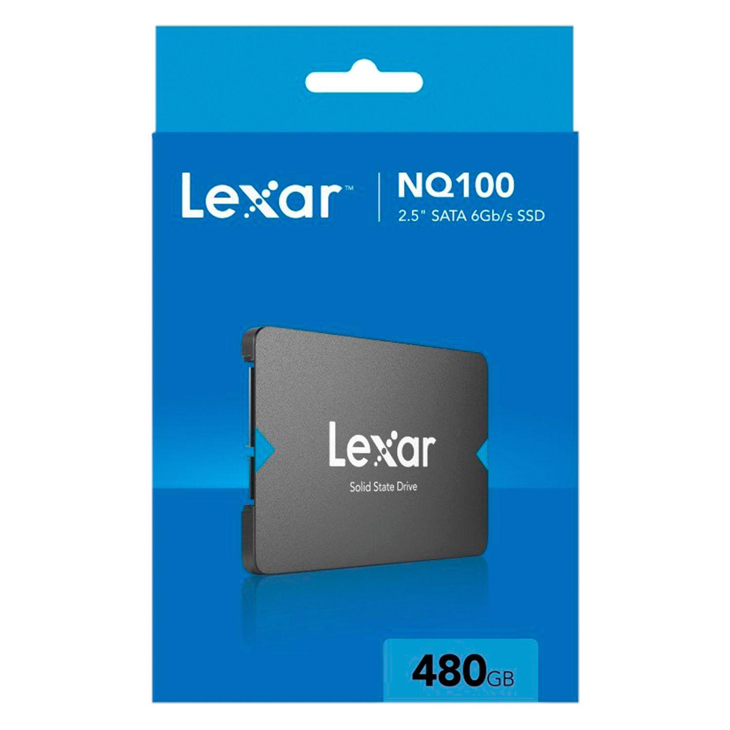 Disco Solido SSD Interno Lexar NQ100 480GB 6Gb/s 550MB/s-3