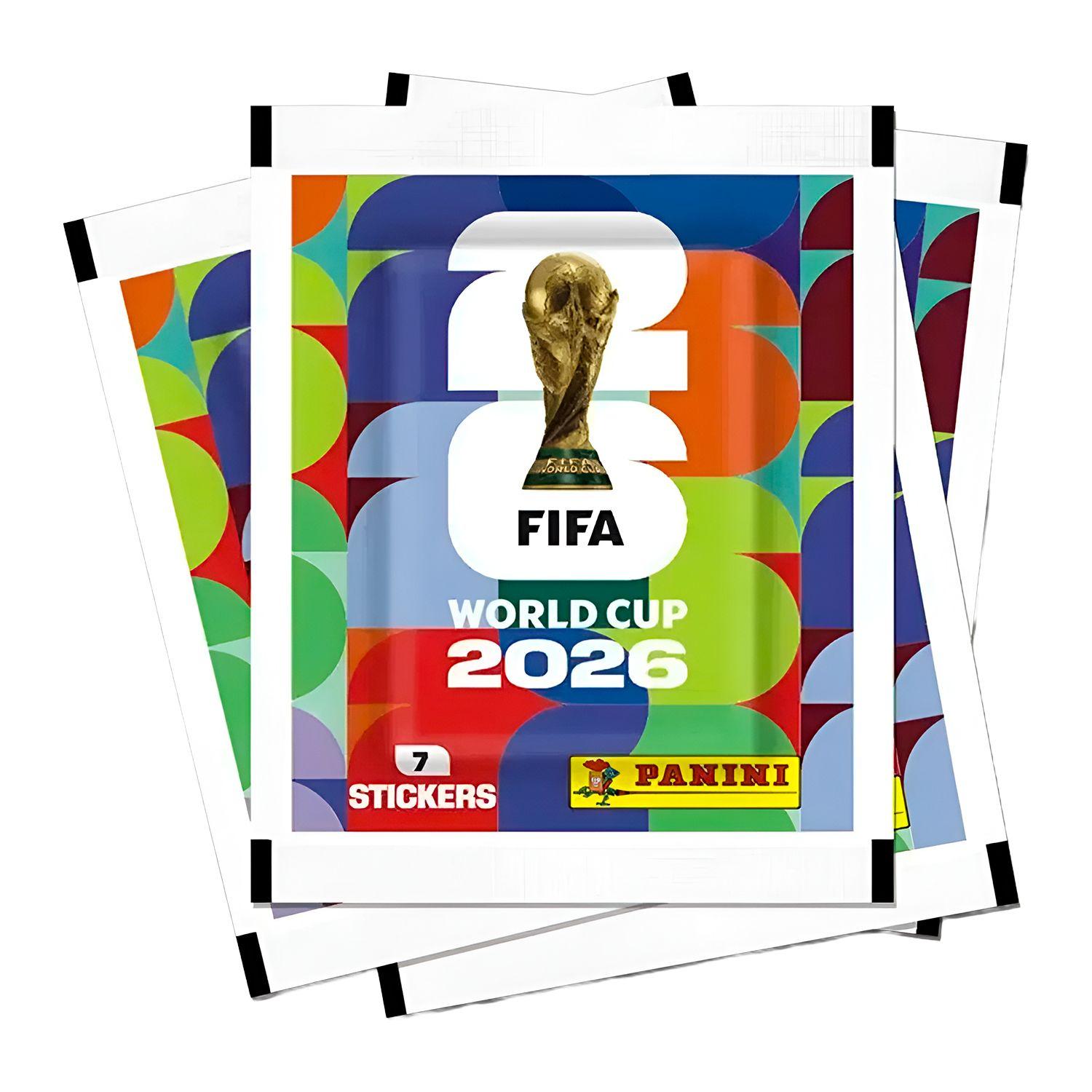 Pack de 80 sobres 560 Laminas Panini Fifa Copa Mundial 2026-2