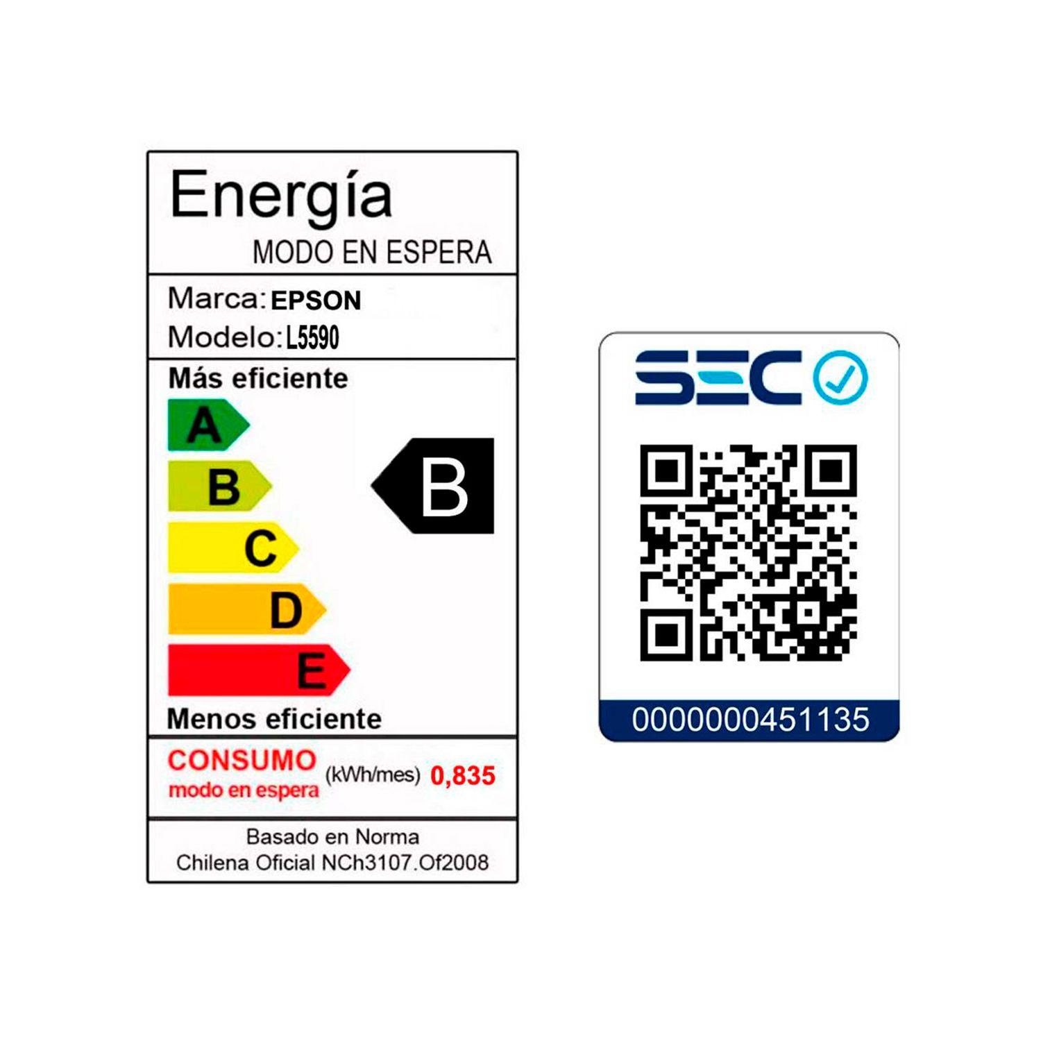 Impresora Multifuncional Epson EcoTank L5590 Wifi USB ADF-8