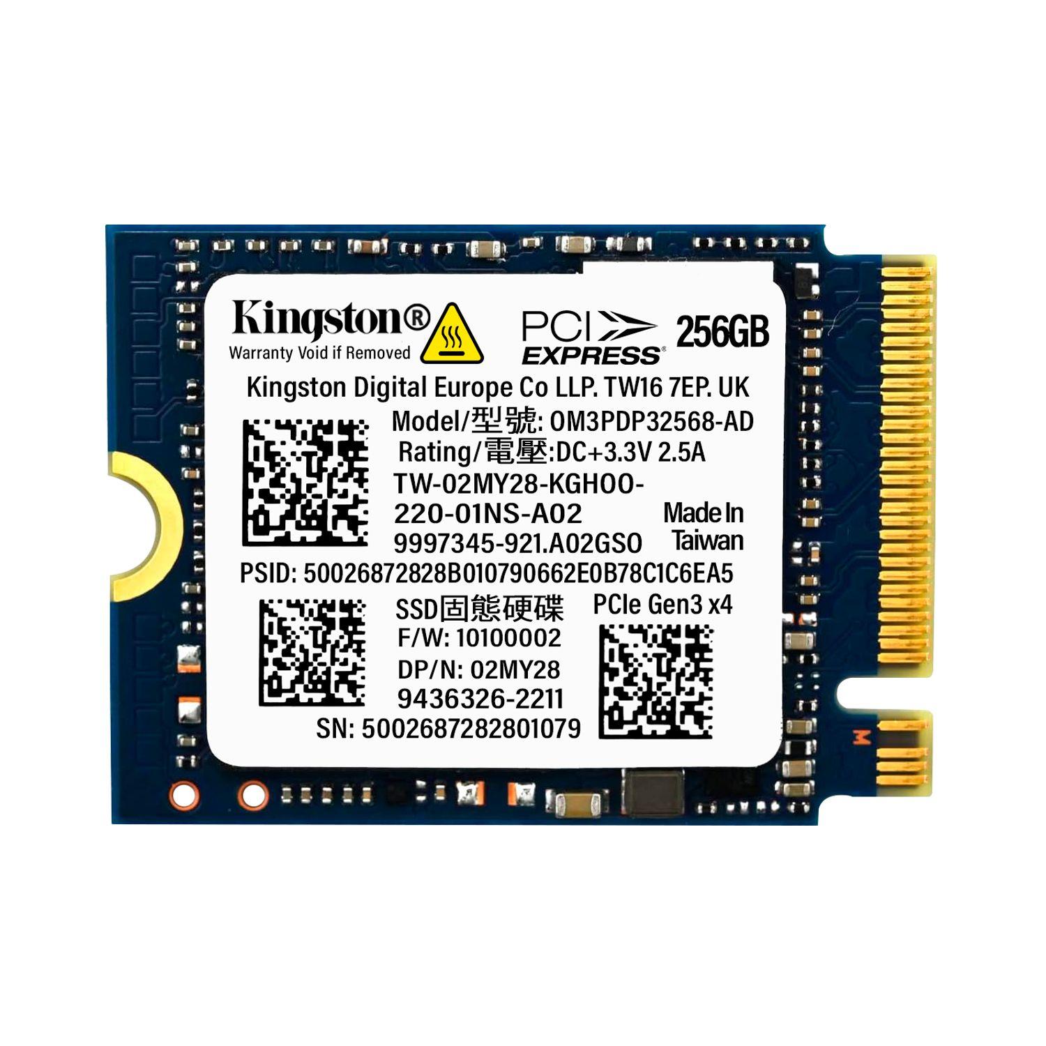 Disco Solido SSD Kingston 256GB M.2 2230 0M3PDP3256B /02MY28-0