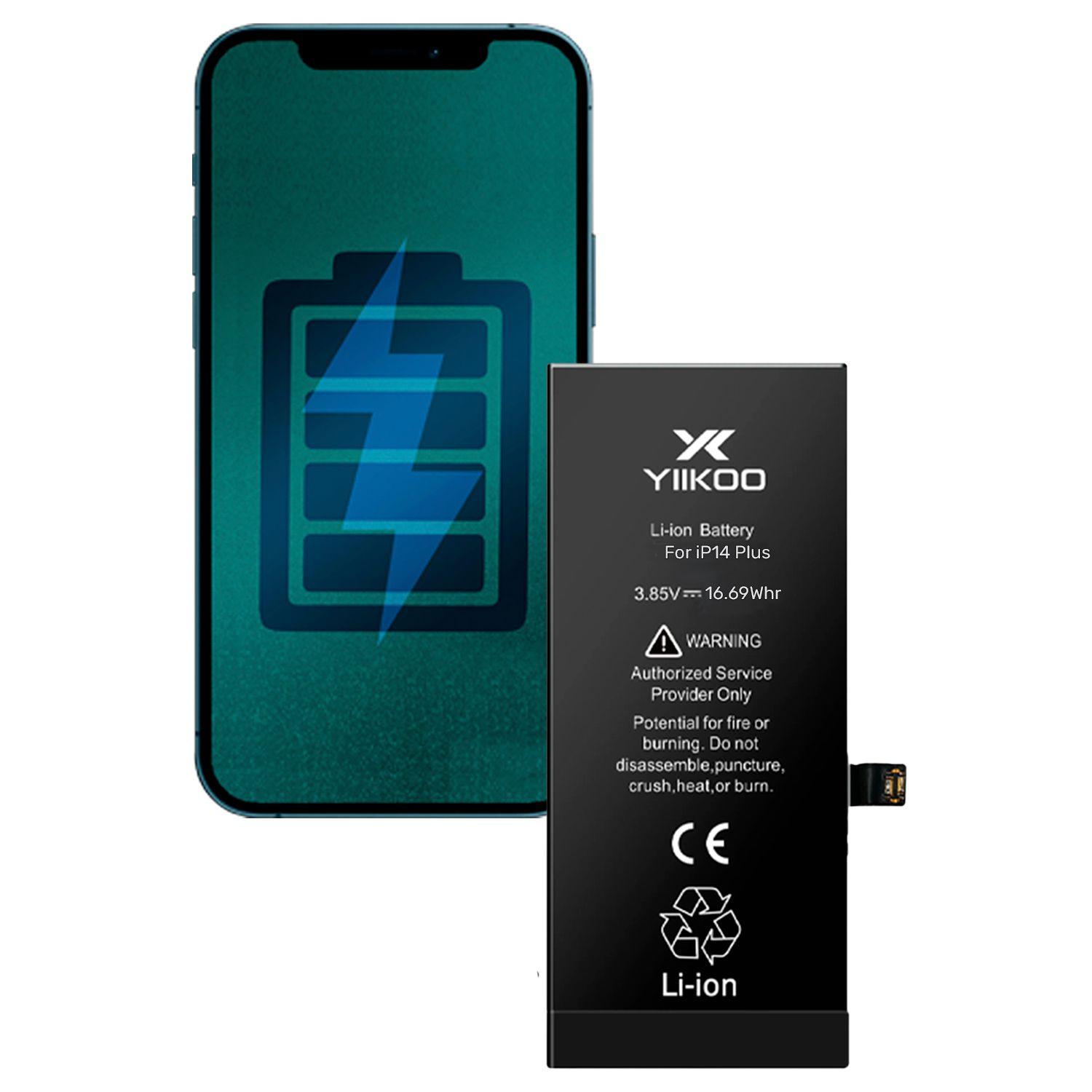 Bateria compatible con iPhone 14 Plus YIIKOO Proteccion-0