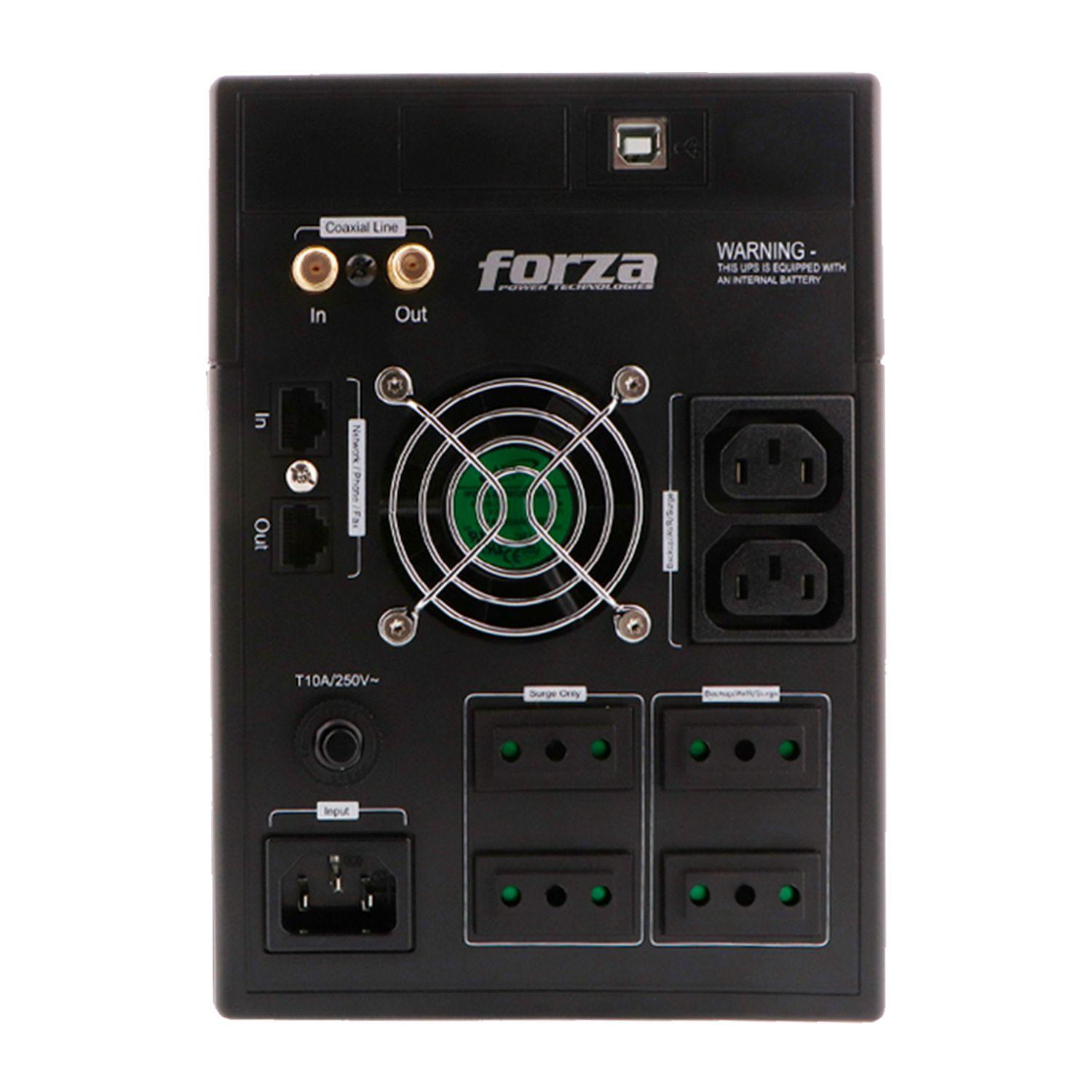 UPS Forza 1500VA/840W 220V IEC+CEI Onda Senoidal 6 Salidas-3