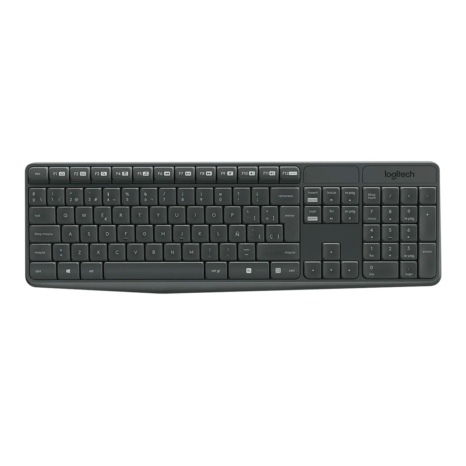 Combo Teclado y Mouse Inalambrico Logitech MK235 USB 1000dpi-2