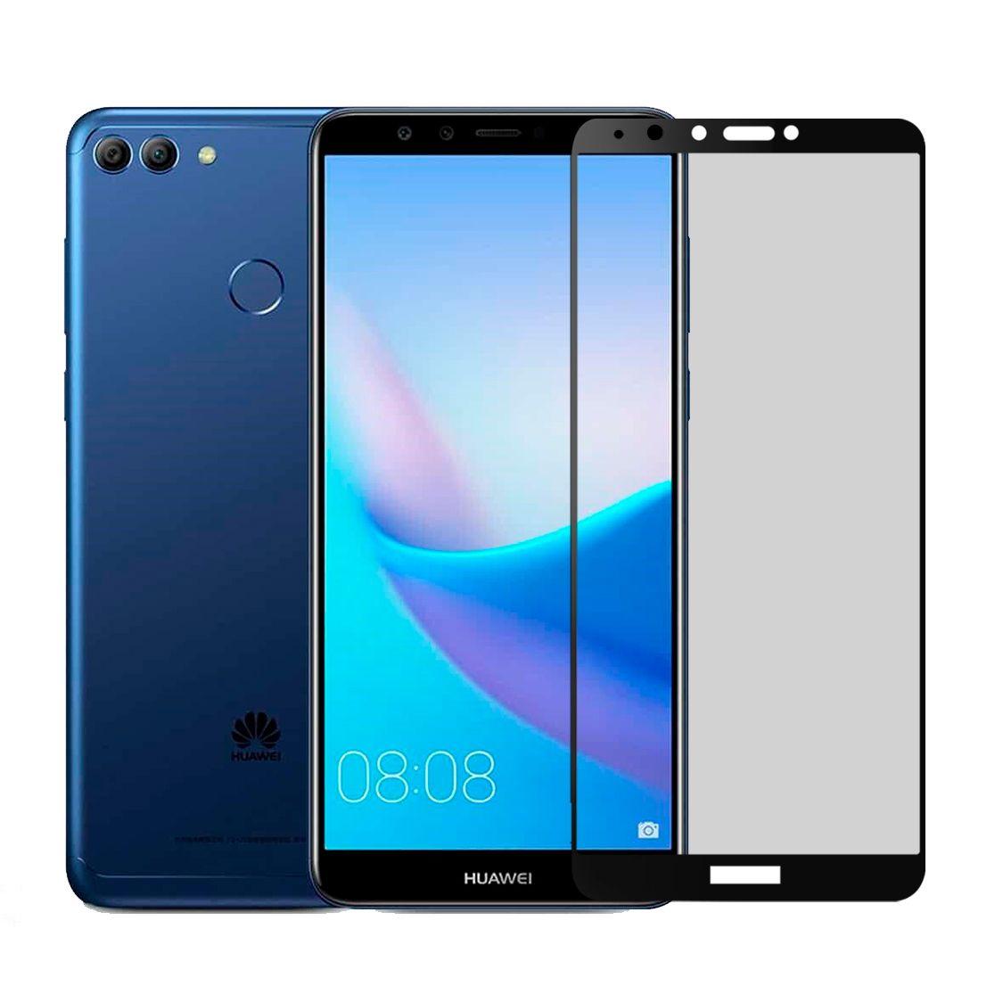Lamina de Vidrio Templado Completa Compatible Huawei Y9 2018-2