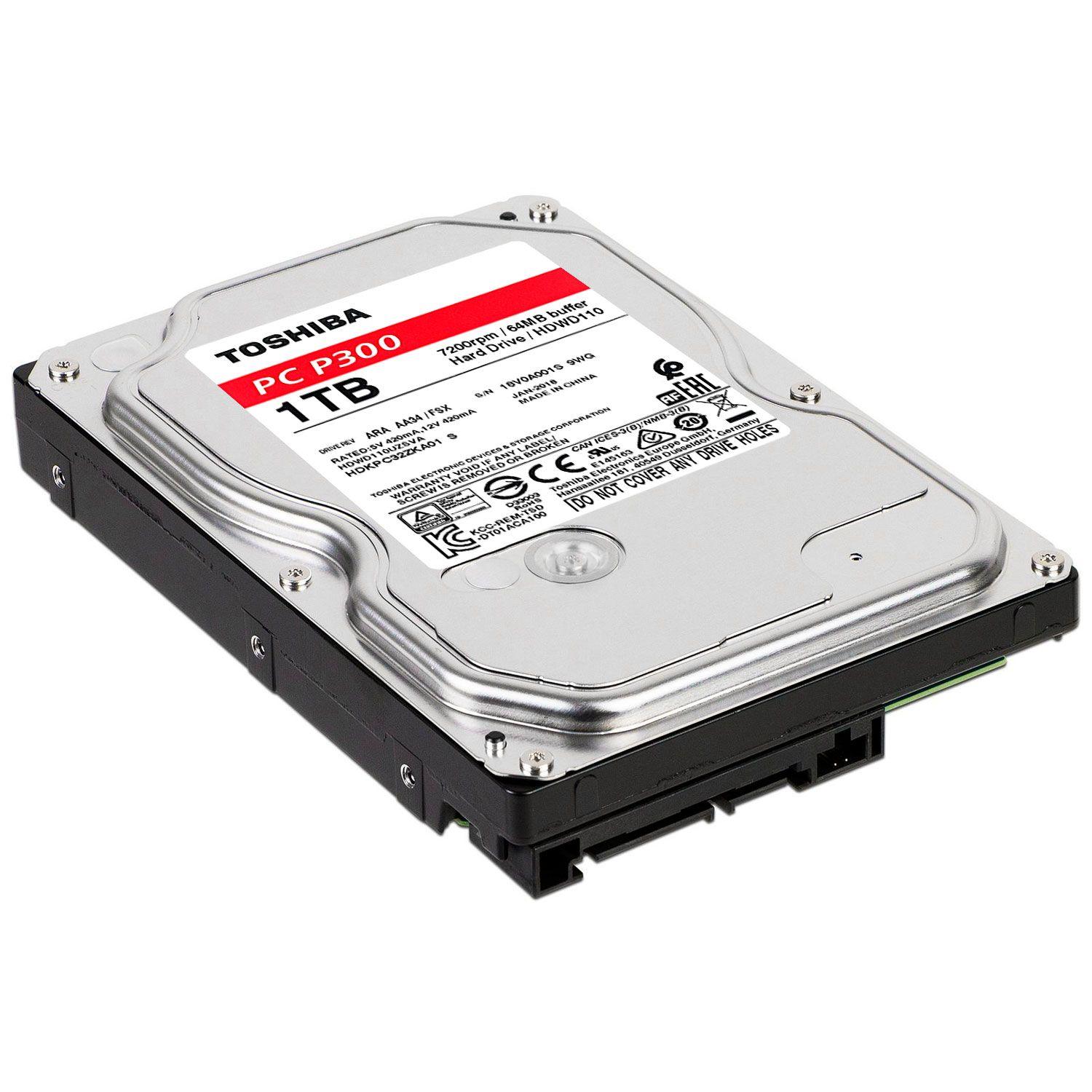 Disco Duro 1TB para PC Toshiba P300 3.5" 7200 RPM 64MB-2