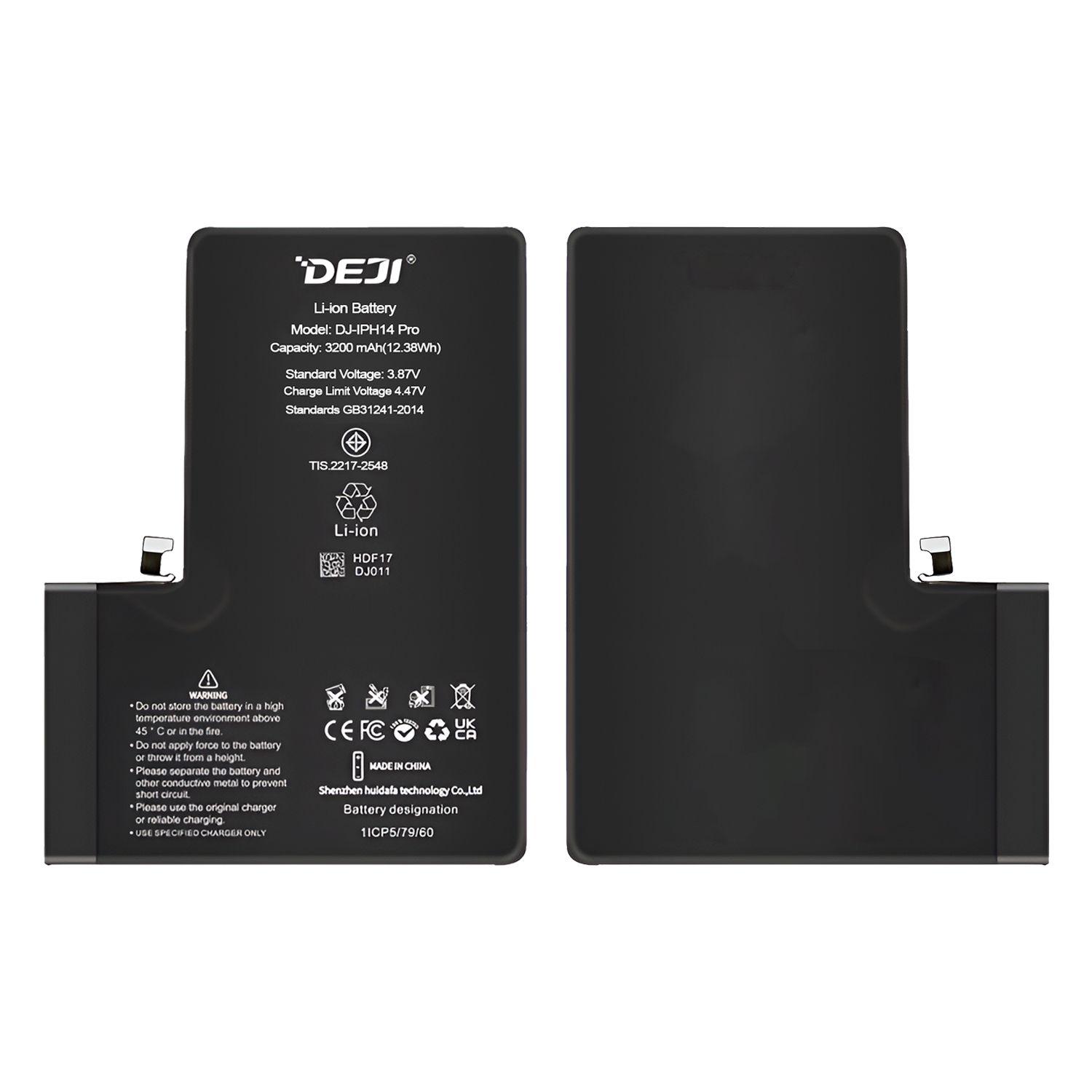 Bateria Compatible con iPhone 14 Pro DEJI IC Cap 3200mAh-3