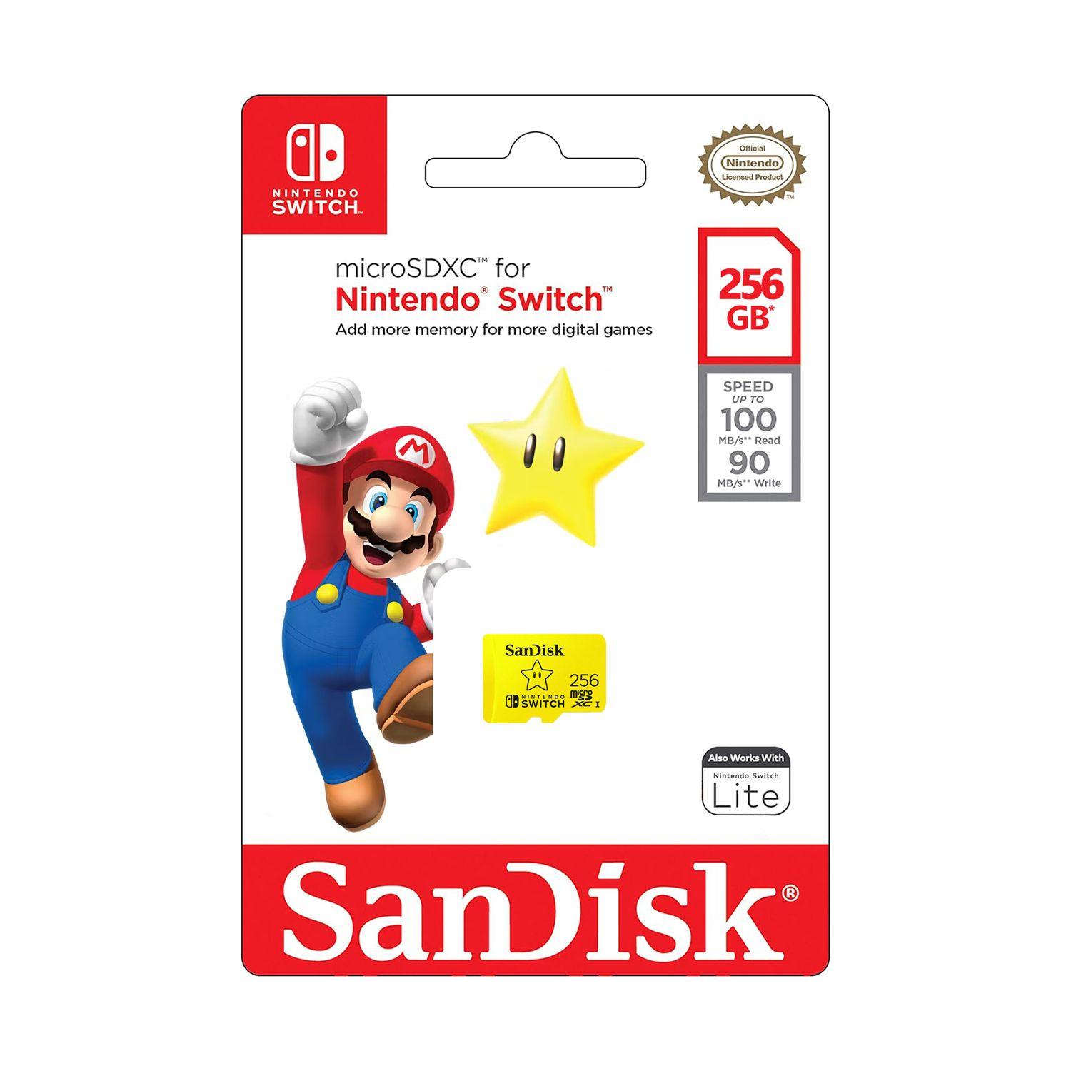 Tarjeta MicroSDXC SanDisk 256GB Nintendo Switch 4K 100MB/s-3