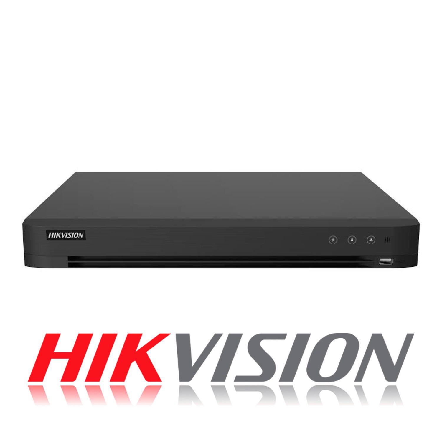 DVR 32 Canales Turbo HD Pro Pentahibrido Hikvision AcuSense-3