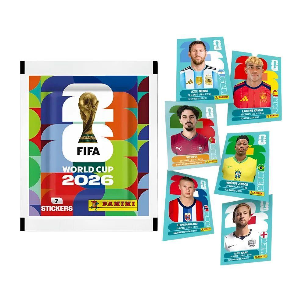 Pack de 5 sobres de laminas Panini Mundial 2026 35 laminas-3