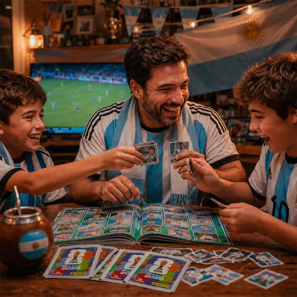 Pack de 5 sobres de laminas Panini Mundial 2026 35 laminas-7