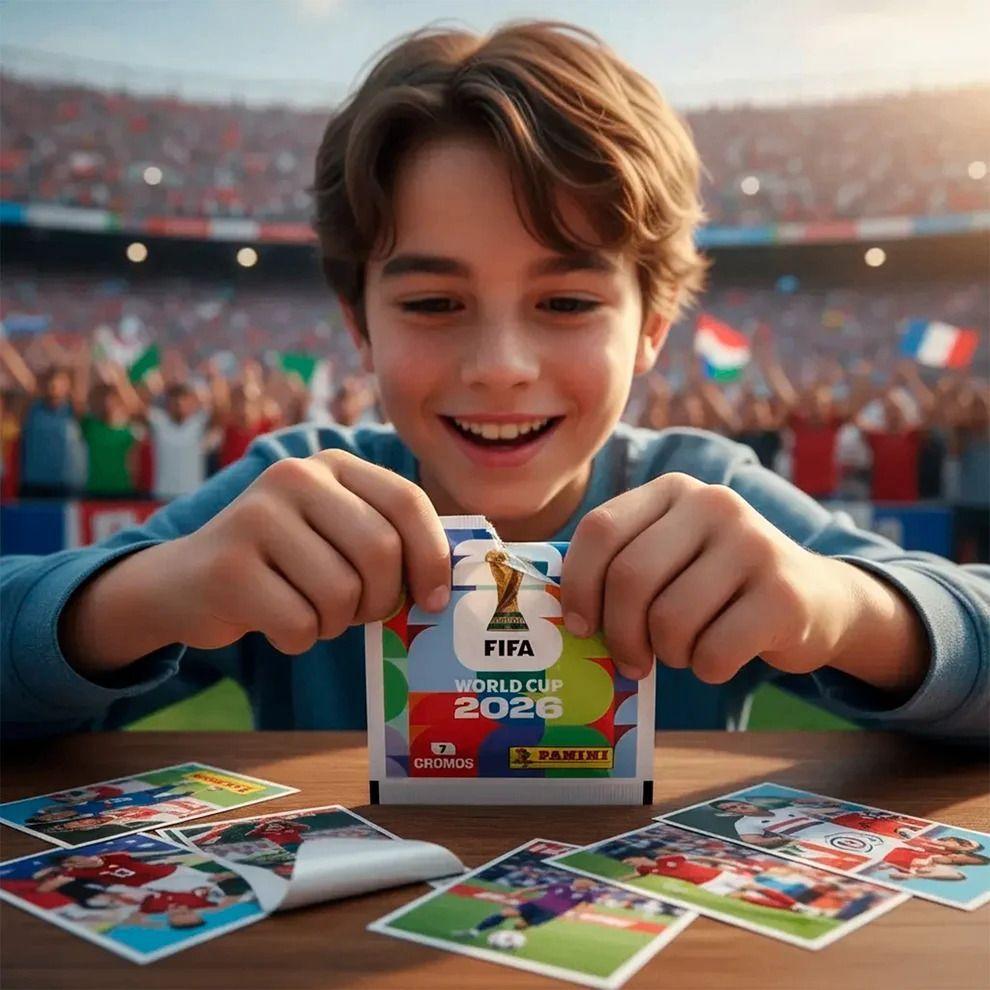 Pack de 5 sobres de laminas Panini Mundial 2026 35 laminas-8