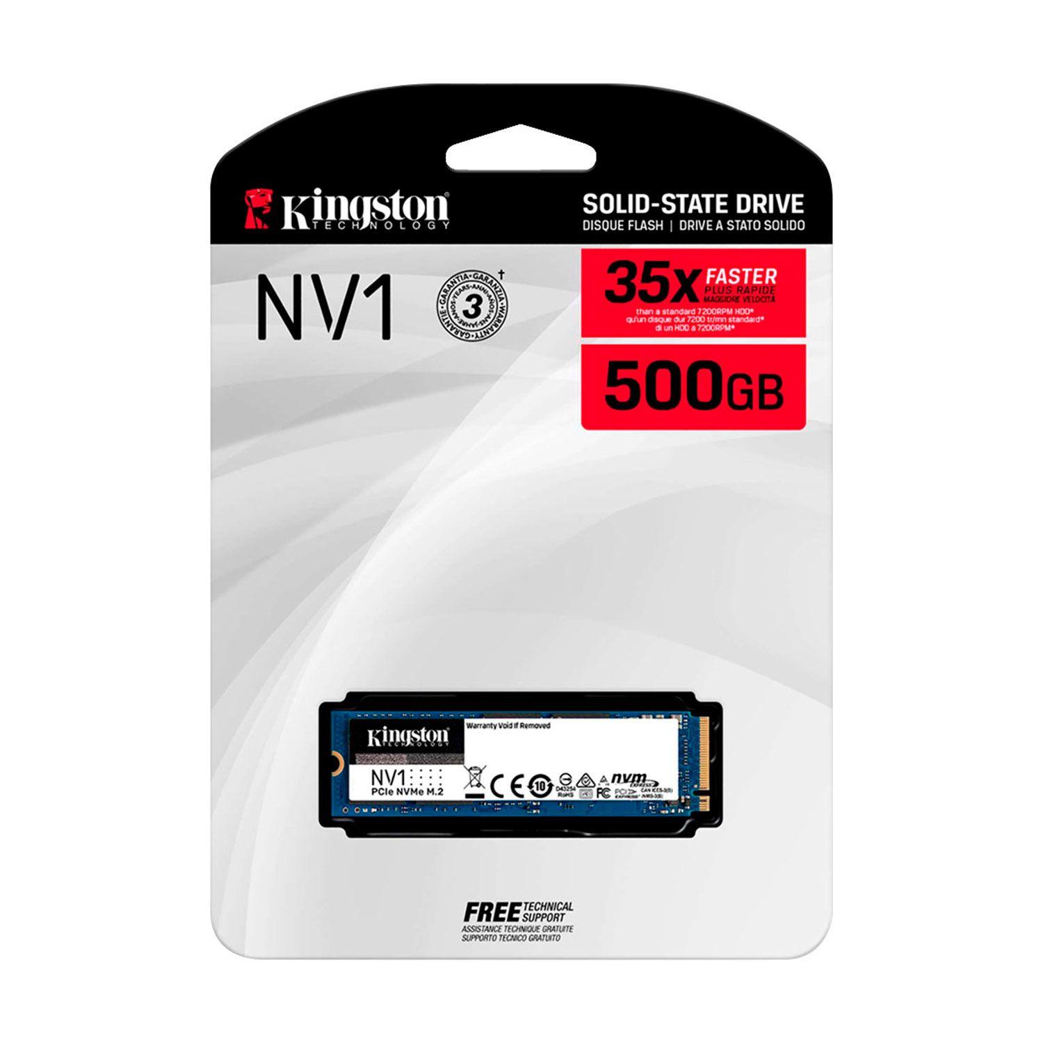 Disco Ssd Kingston M.2 500gb Nv1 Snvs/500g-0