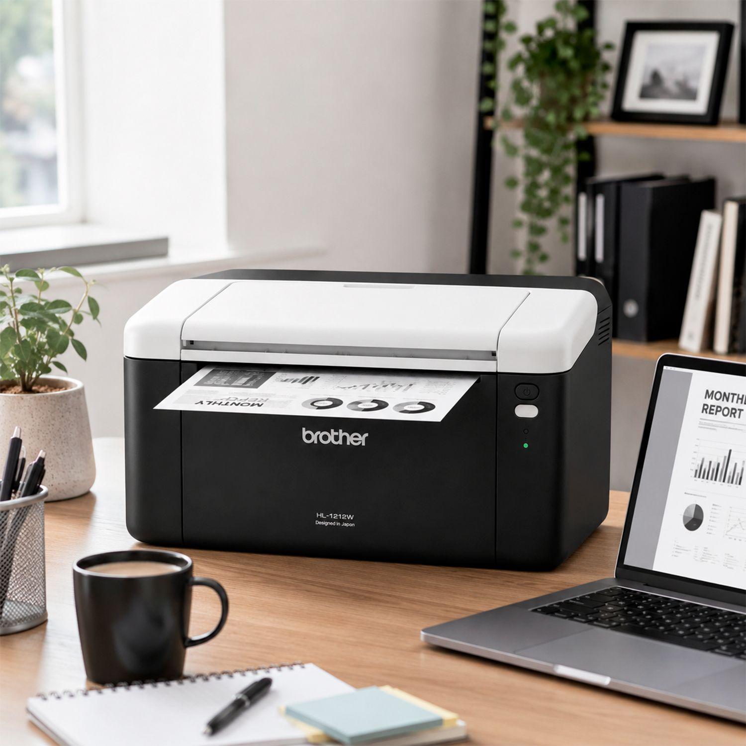 Impresora Brother HL-1212W Laser Monocromatica WiFi USB 2.0-3