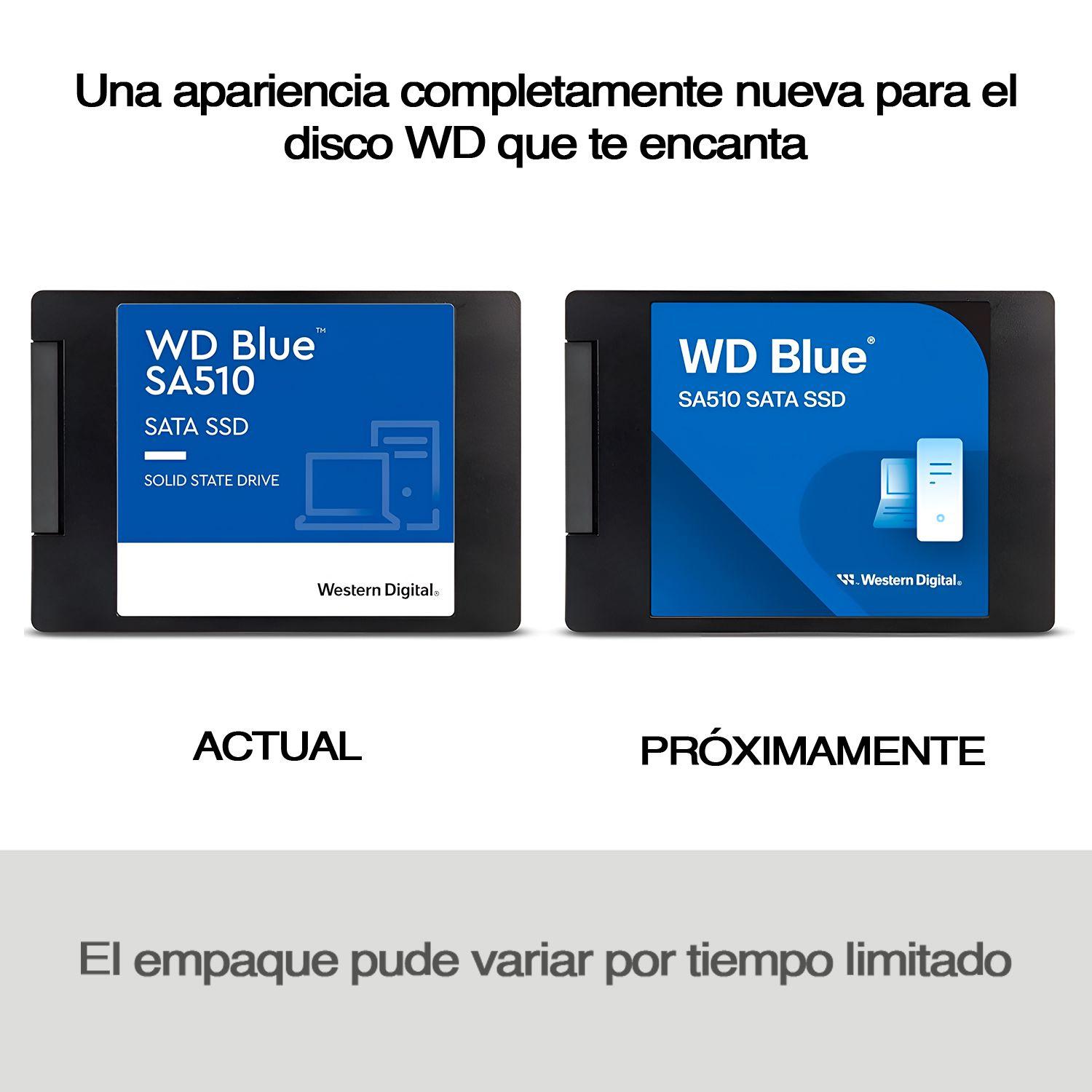 Disco Solido SSD Interno WD SA510 Blue 500GB 6 Gb/s 560MB/S-4