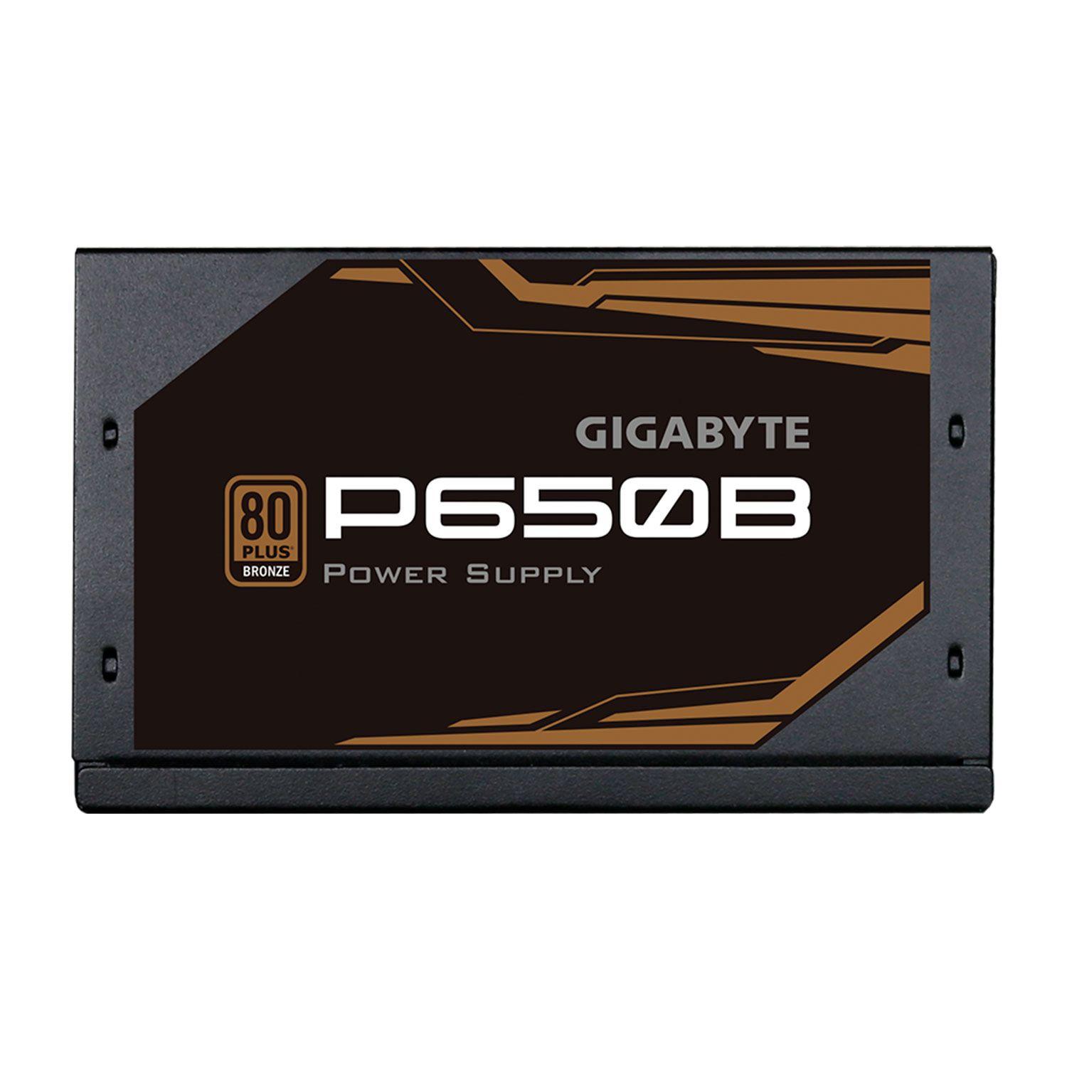 Fuente de Poder GIGABYTE 650W P650B 80 Plus 20+4Pin GP-P650B-2