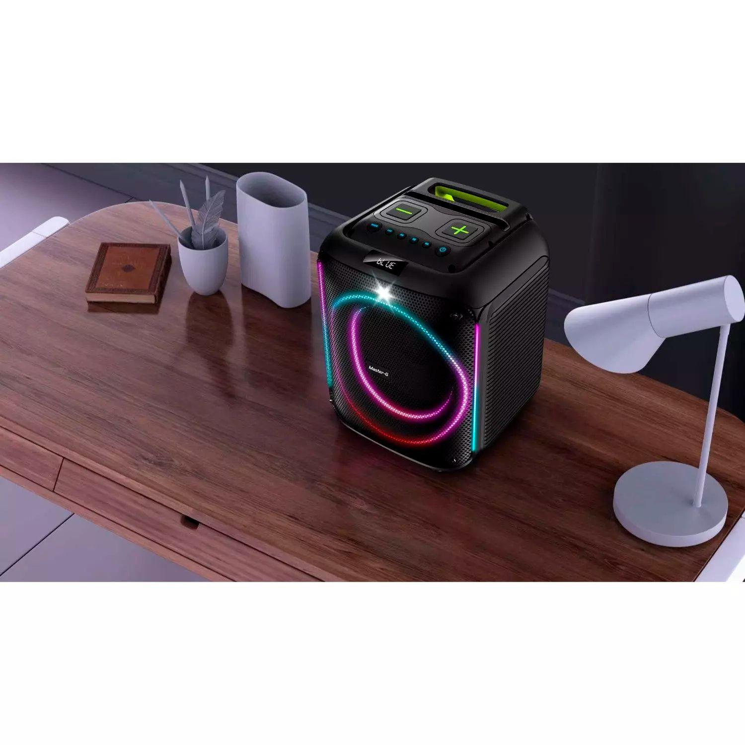 Parlante Karaoke Master-G Scratch Bluetooth 8in 5W TWS LED-2