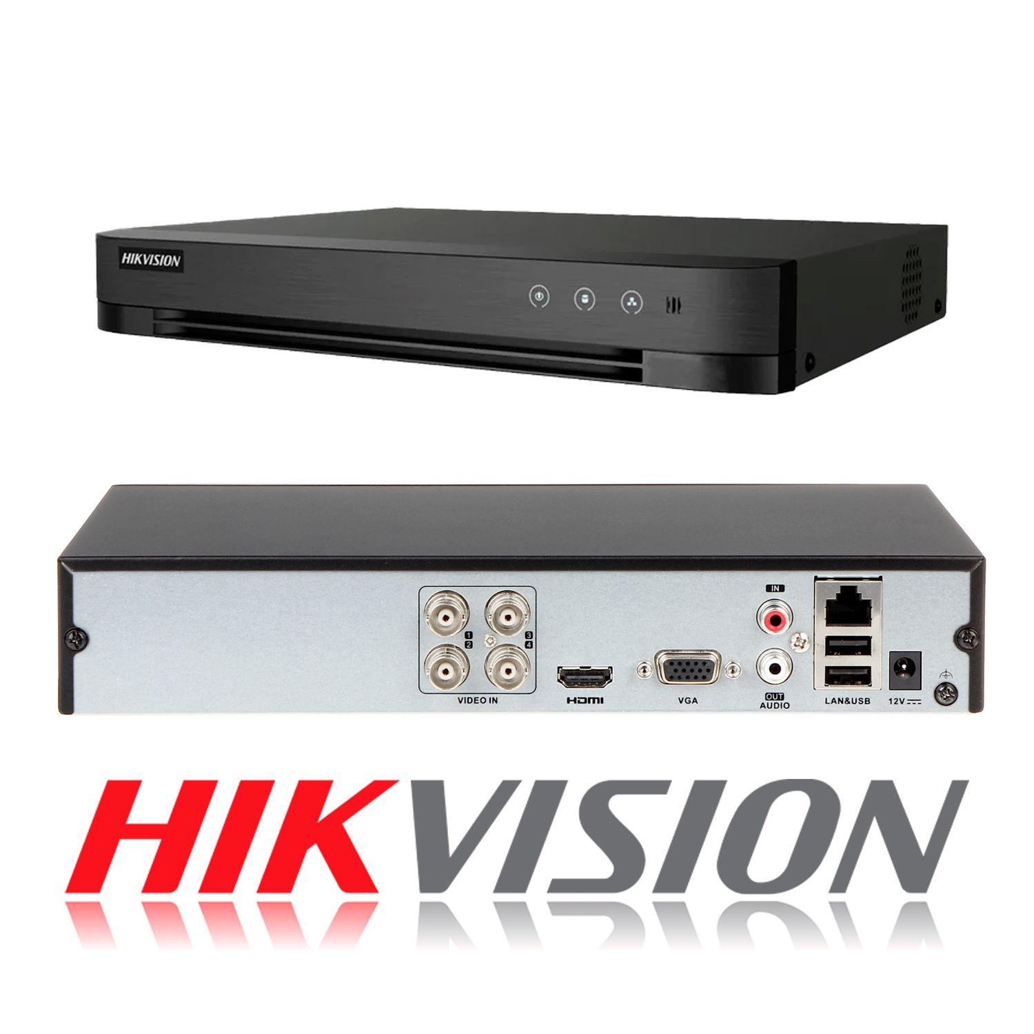 Kit de Camaras de Seguridad +DVR 4CH Hikvision 1TB Bala Domo-1