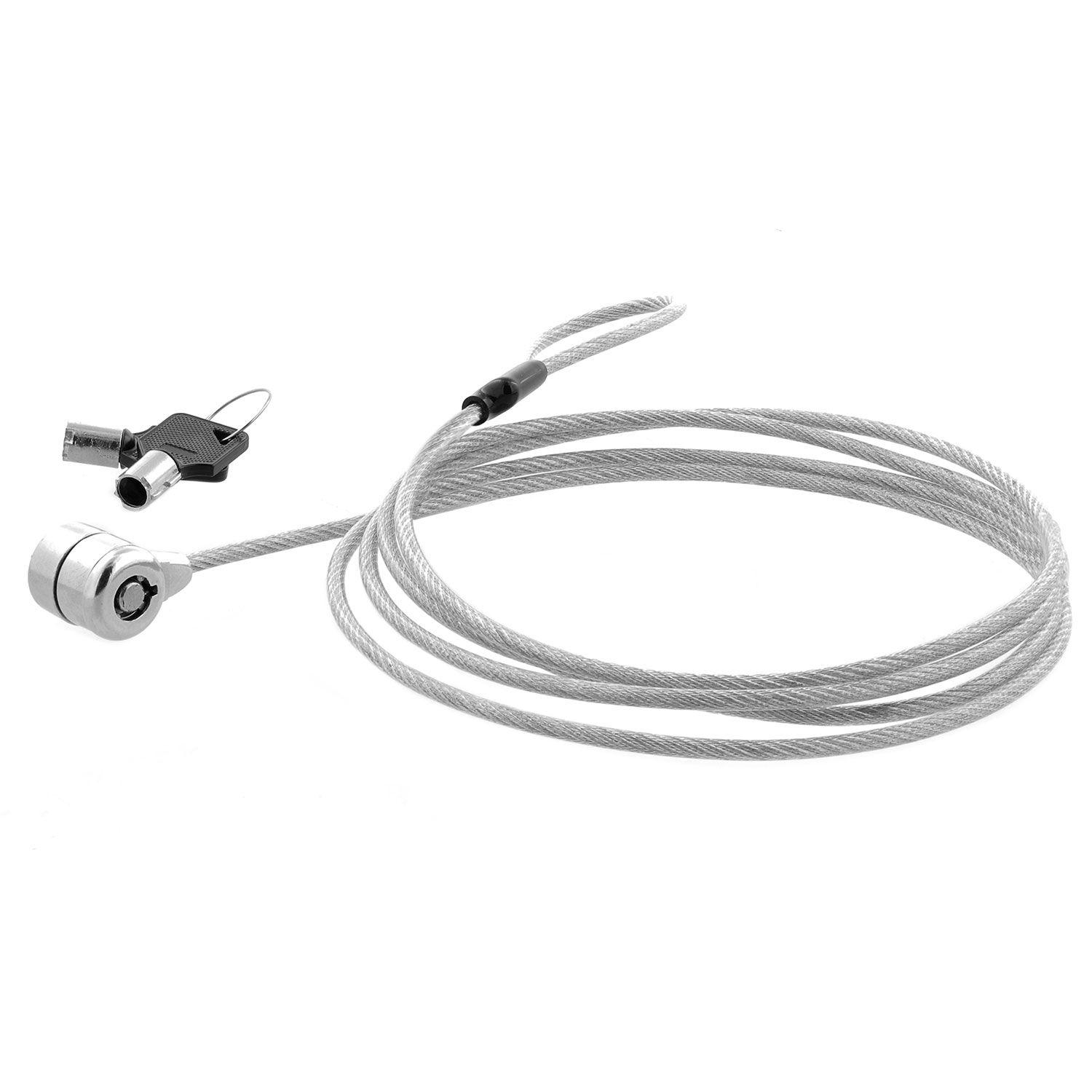 Cable de Seguridad para Notebook Xtech Cable Acero Trenzado-1