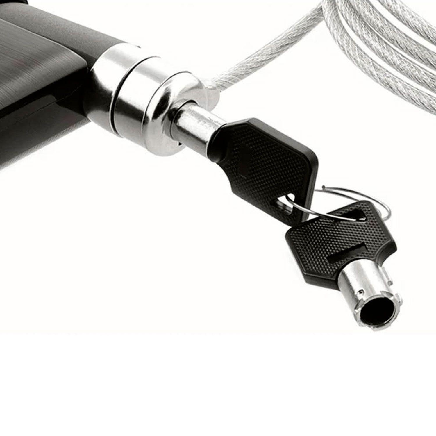Cable de Seguridad para Notebook Xtech Cable Acero Trenzado-2