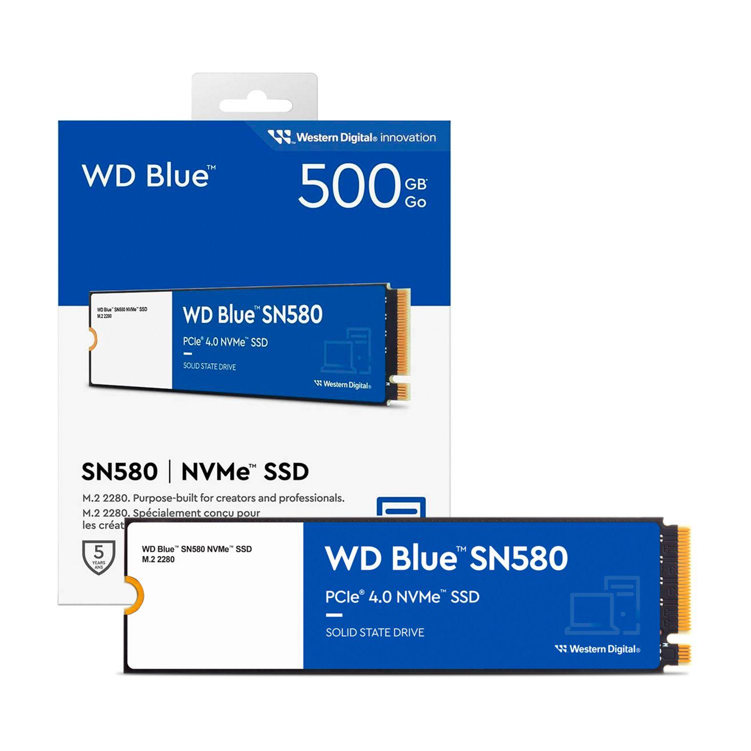 Disco Solido SSD Interno WD Blue 500GB M.2 PCle 4.0 NVMe-0