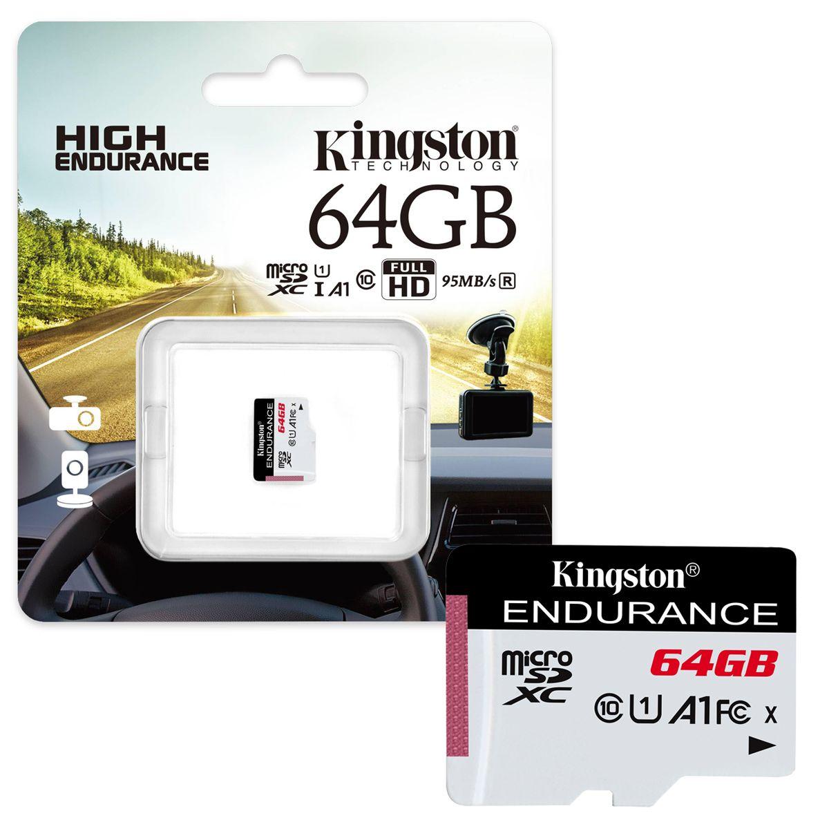 Tarjeta De Memoria MicroSD 64GB Kingston SDXC C 10 95MB/s-0
